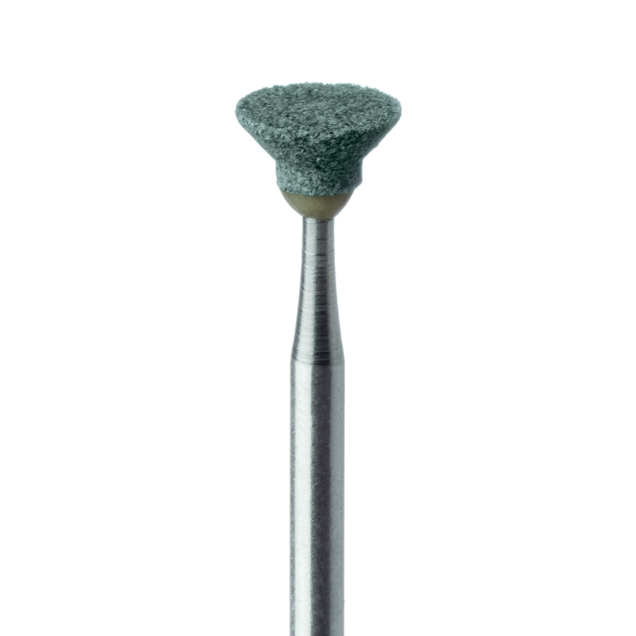 613-070-HP-GRN Abrasive, Green, Inverted Cone, 7mm Ø, Medium, HP