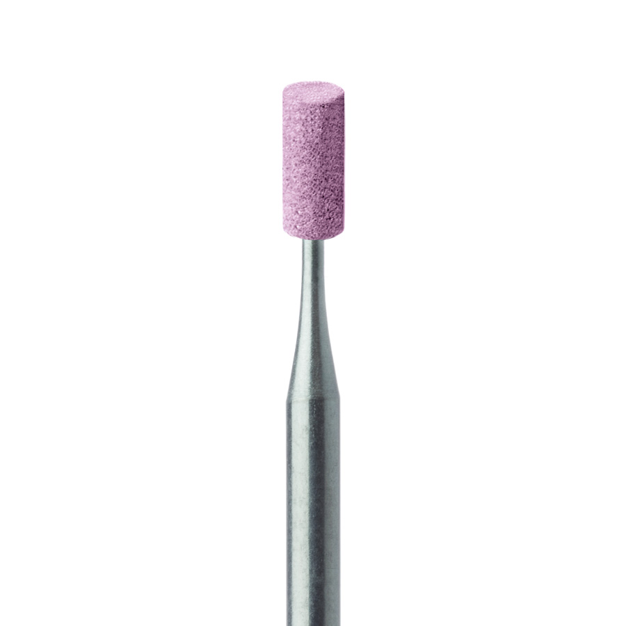638-025-HP-P Abrasive, Pink Long Cylinder, Medium, 2.5mm HP
