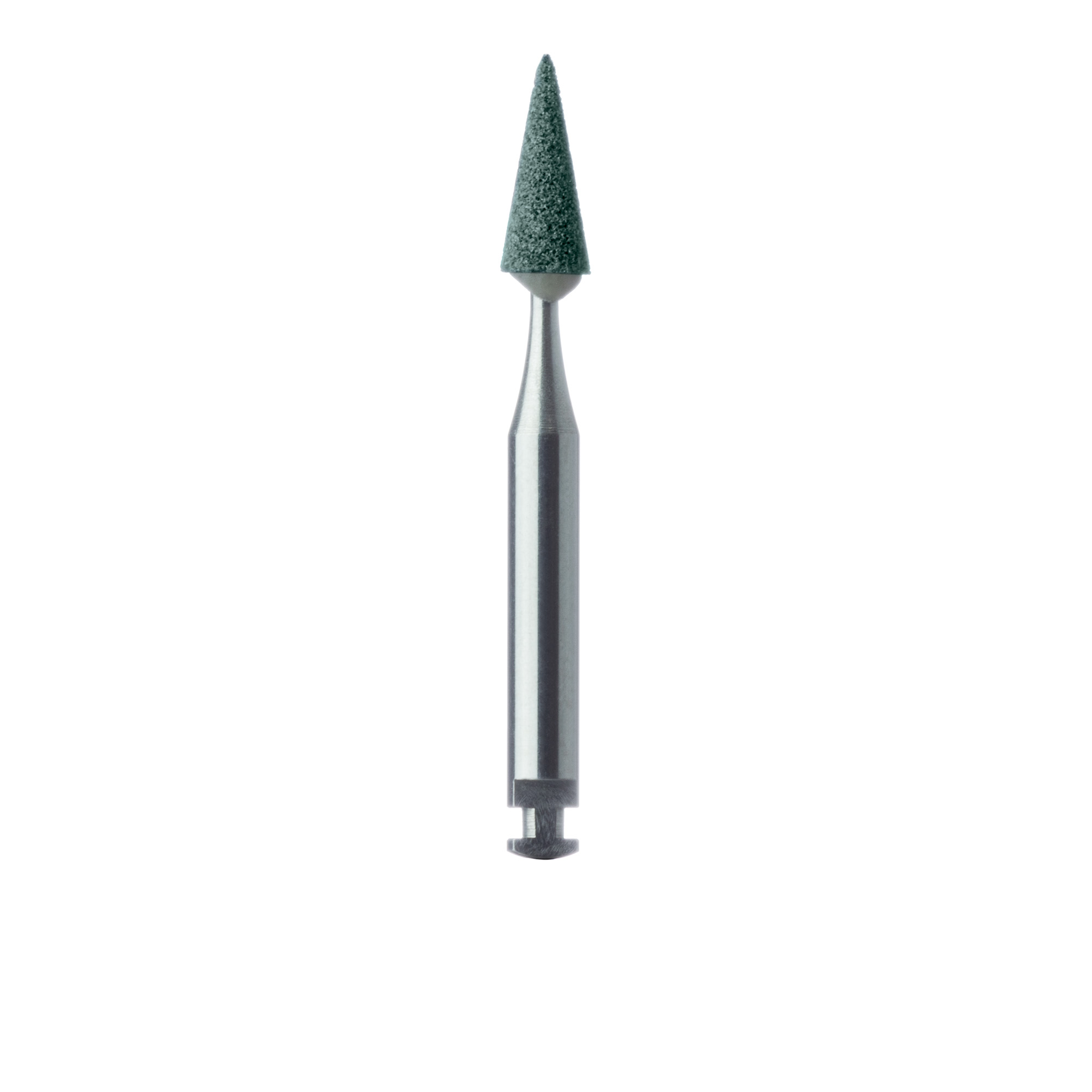 645F-028-RA-GRN Abrasive, Green, Tapered Point, 2.8mm Ø, Fine, RA