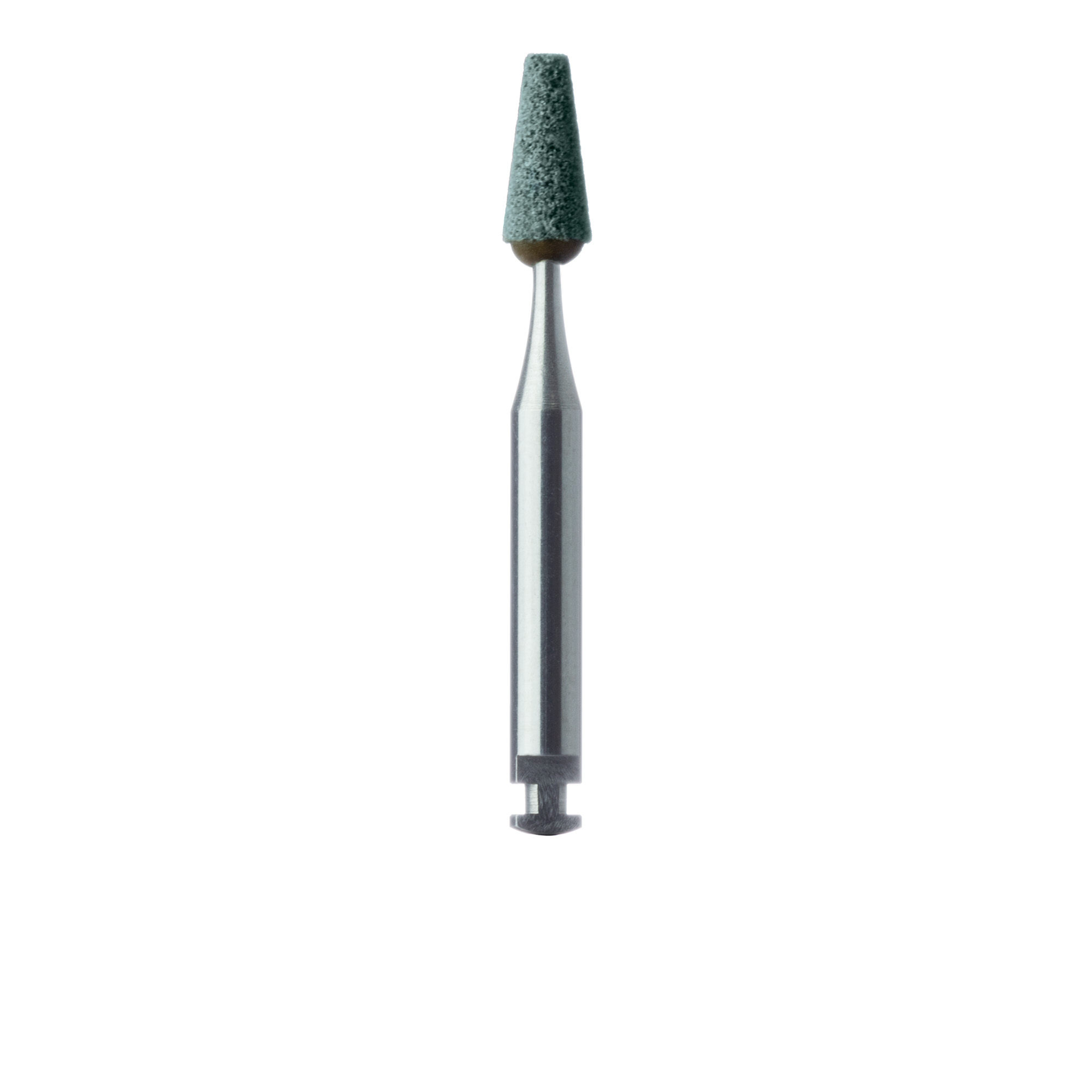 650-028-RA-GRN Abrasive, Green, Tapered Flat End, 2.8mm Ø, Medium, RA