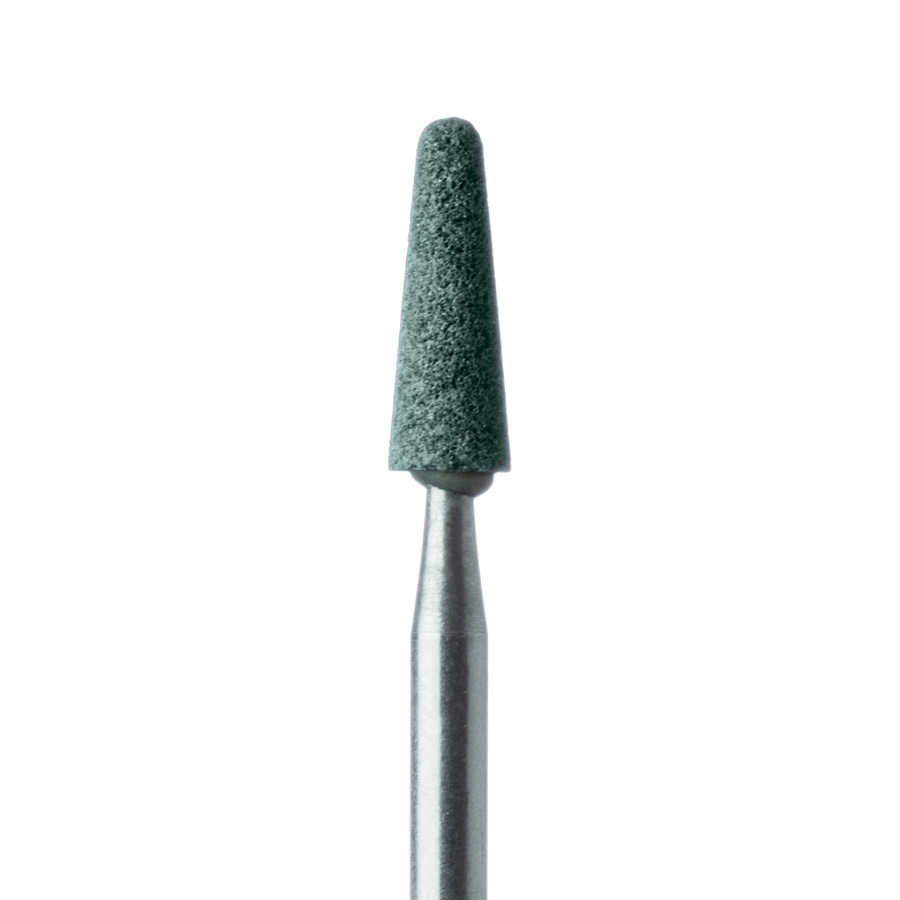 652R-035-HP-GRN Abrasive, Green Round End Taper, 3.5mm HP
