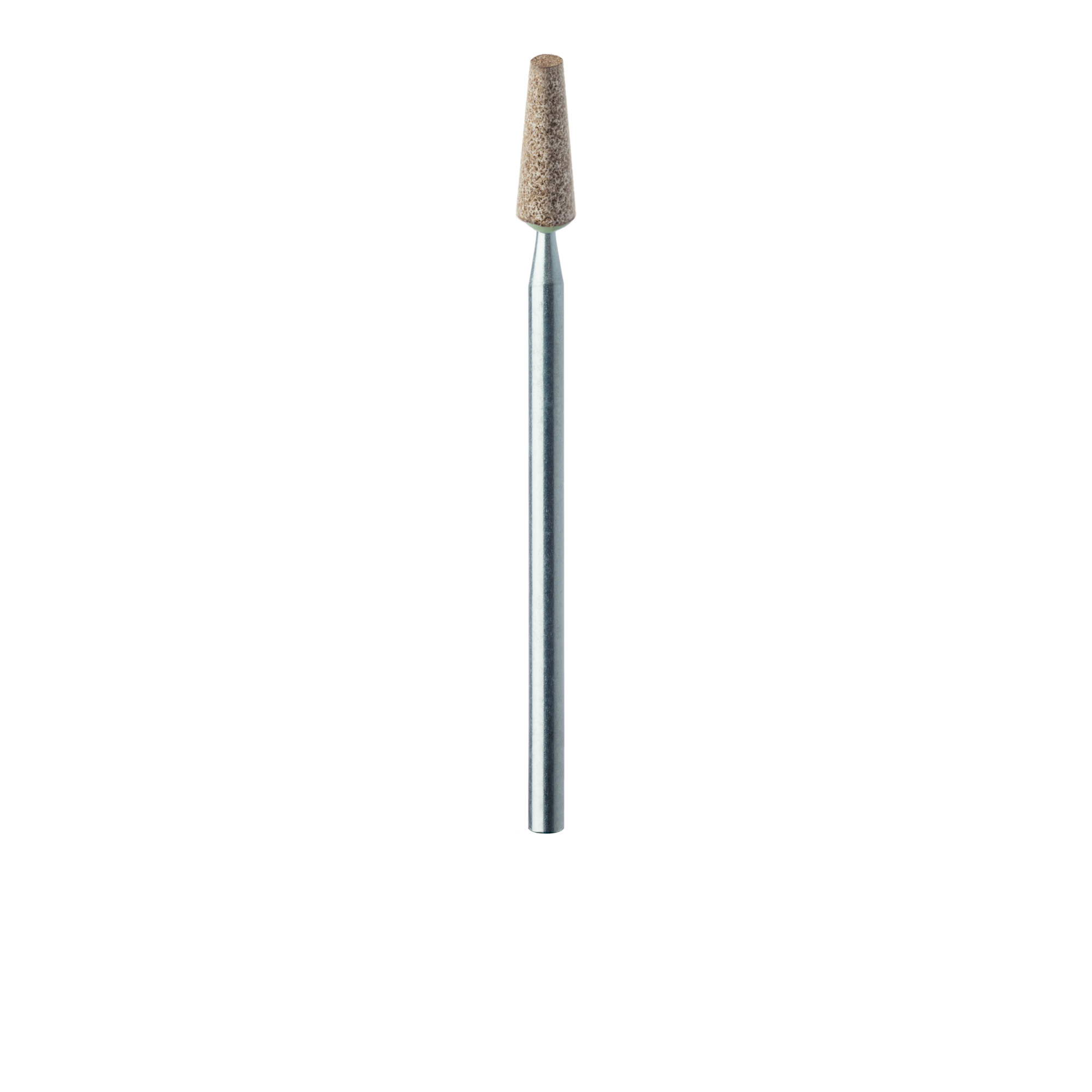 733-035-HP-LBRN Abrasive, Light Brown, Soft Bonding, Fine, Flat End Taper, 3.5mm Ø, HP