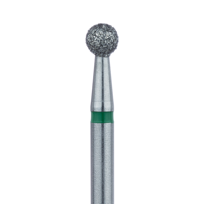 801G-033-HP Round Diamond Bur, 3.3mm Ø, Coarse, HP