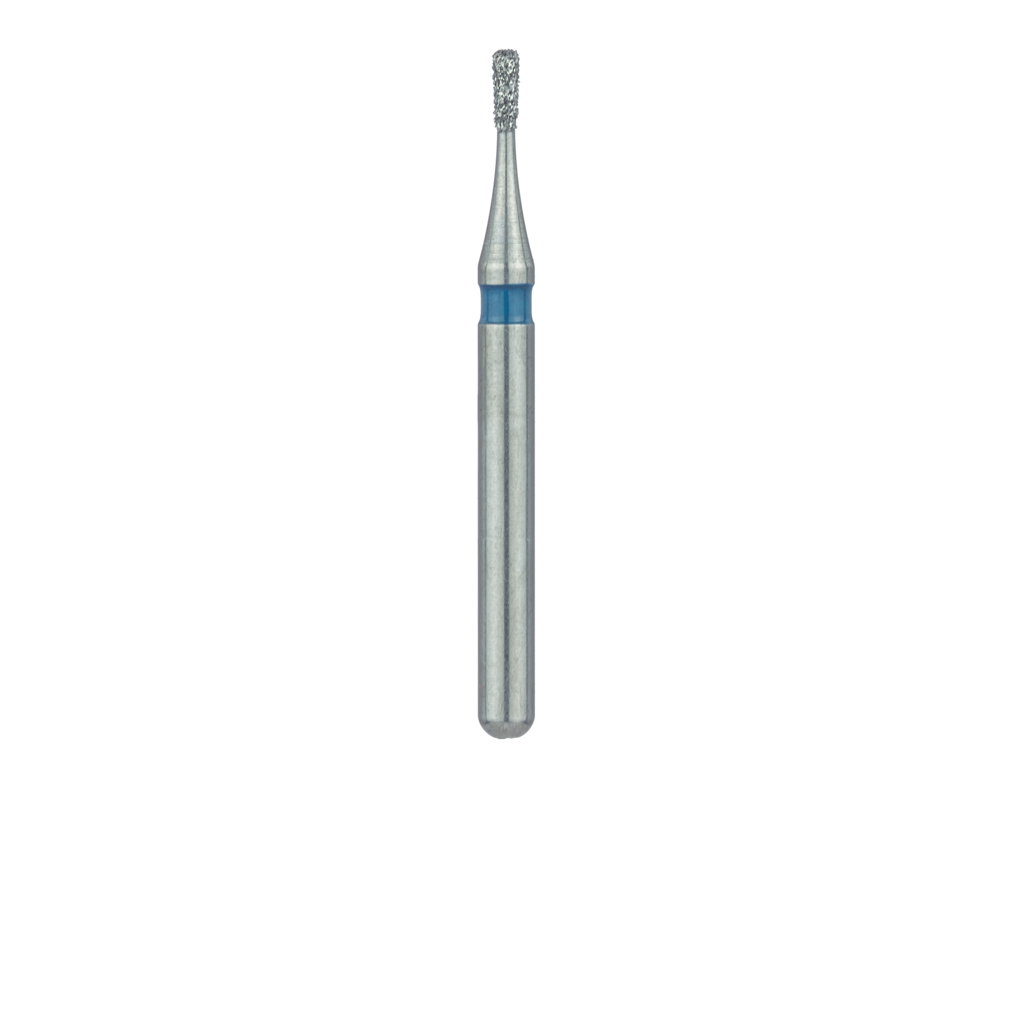 0508MS Single-Use Diamond Bur, Sterile Packed, 25 Pack, 0.8mm Ø, Pear, 1.6mm Working Length, Medium, SS