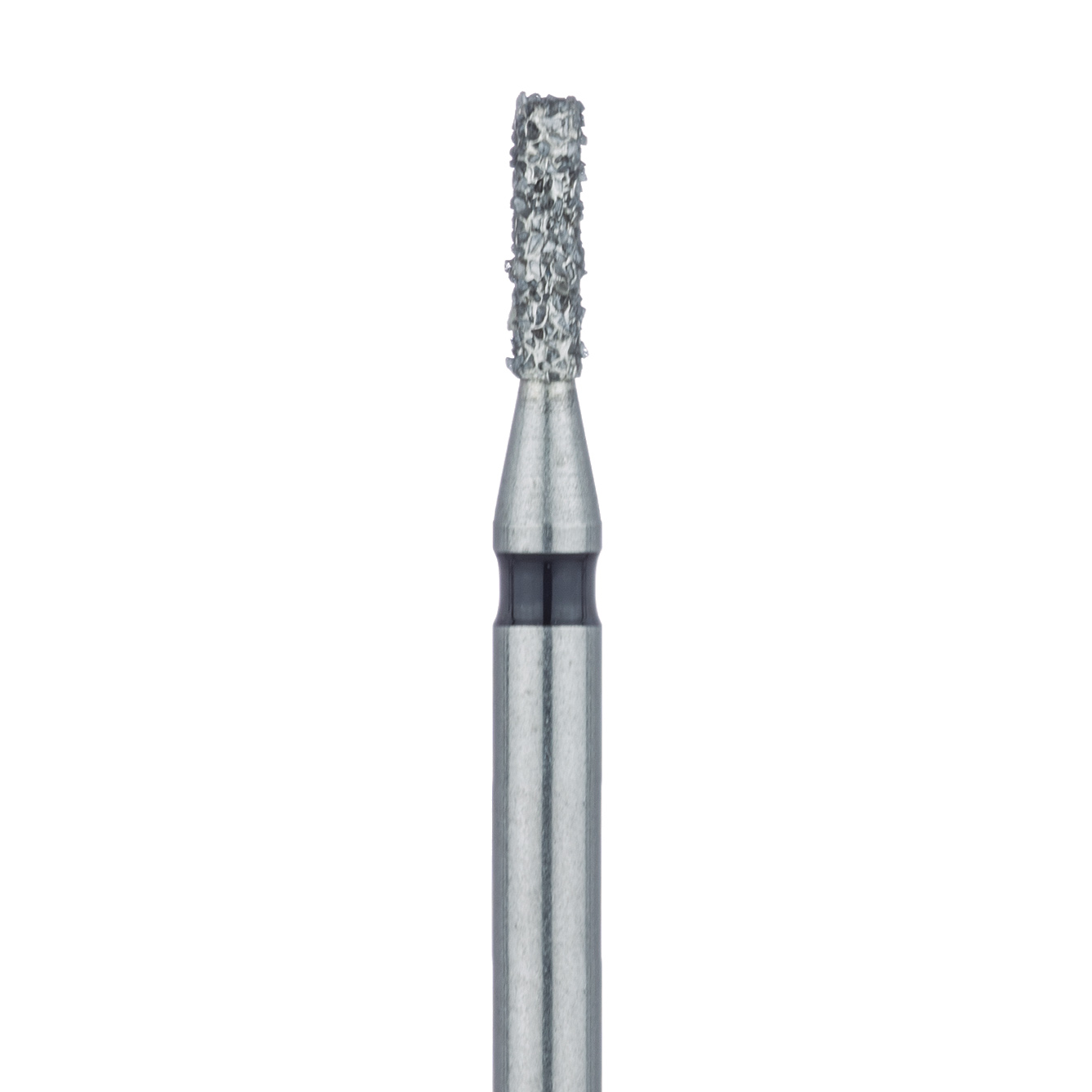 840H-012-FG Round Edge Cylinder Diamond Bur, 1.2mm Ø, Super Coarse, FG