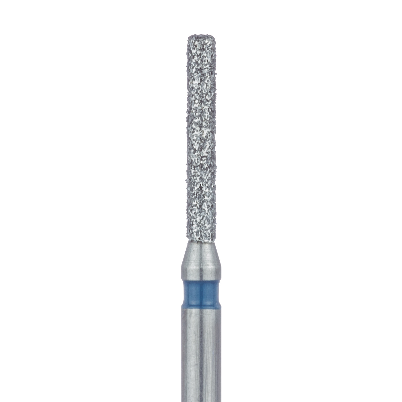 842-012-FG Round Edge Extra Long Cylinder Diamond Bur, 1.2mm Ø, Medium, FG