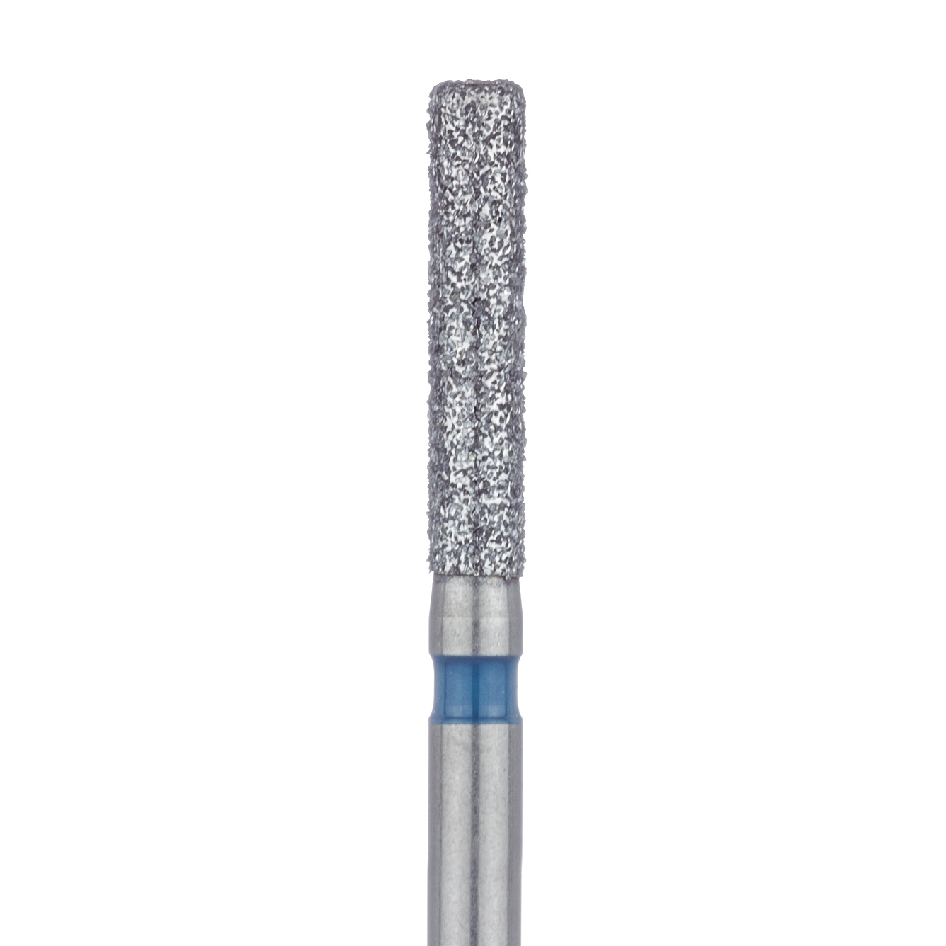 842-016-FG Round Edge Extra Long Cylinder Diamond Bur, 1.6mm Ø, Medium, FG