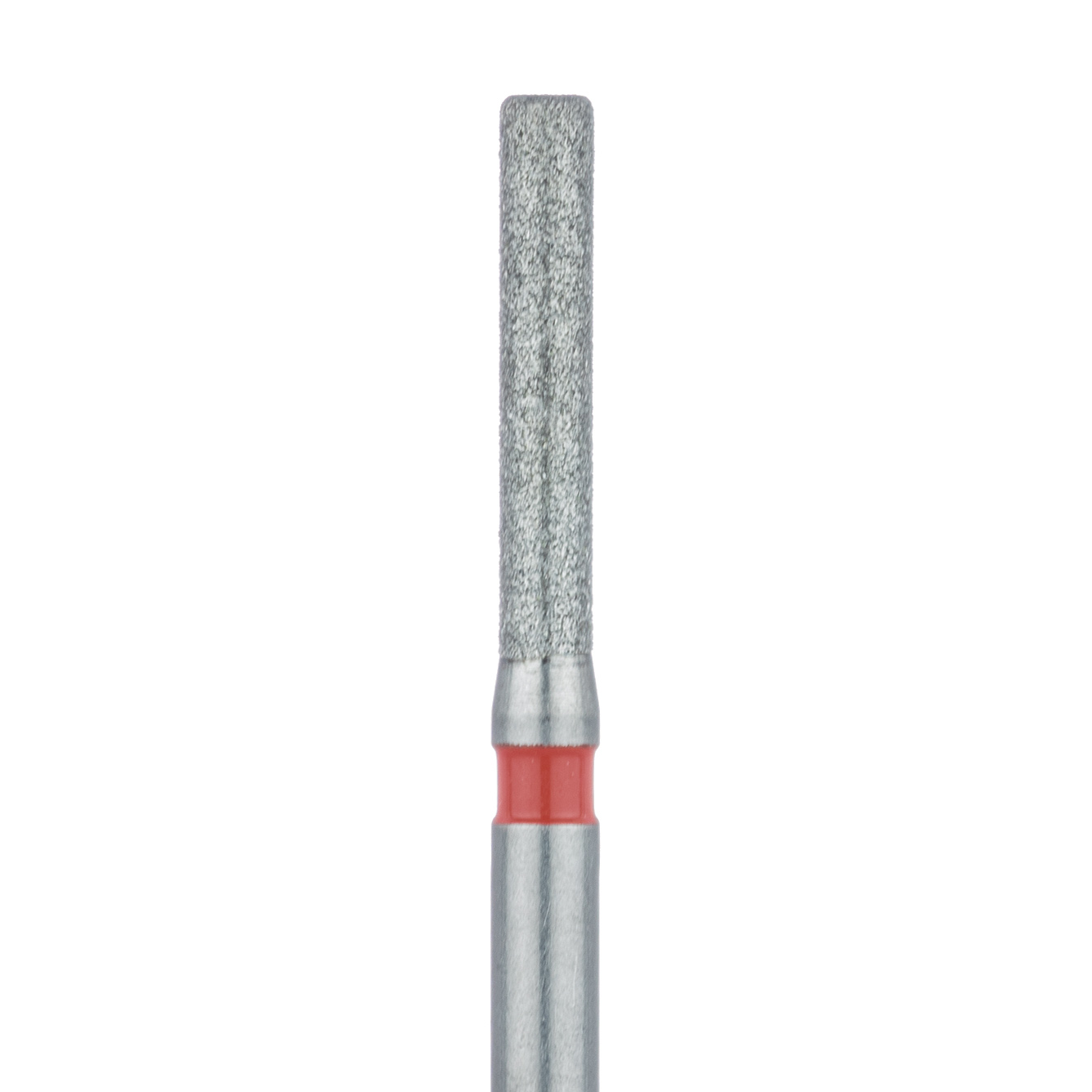 842F-014-FG Round Edge Extra Long Cylinder Diamond Bur, 1.4mm Ø, Fine, FG