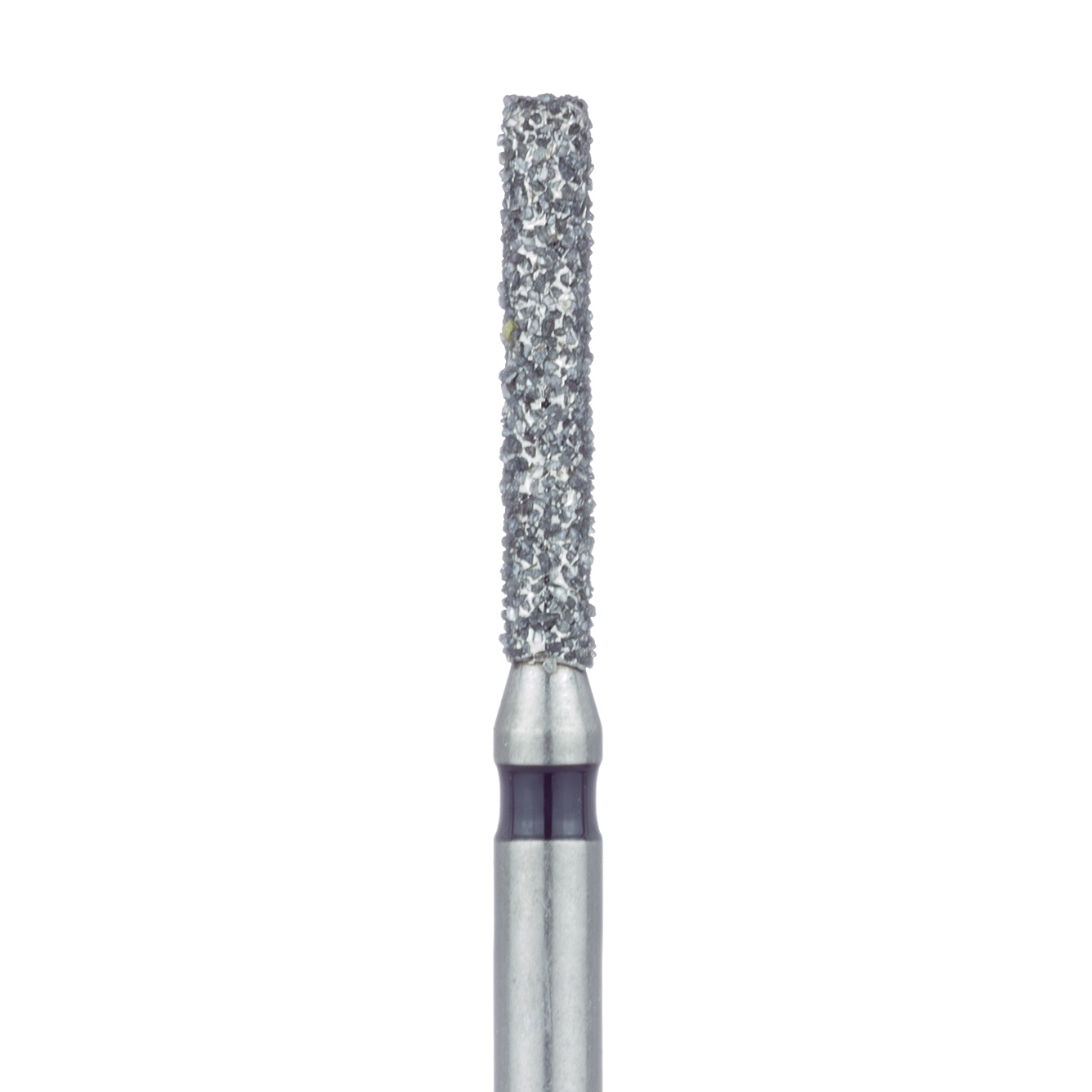 842H-014-FG Round Edge Extra Long Cylinder Diamond Bur, 1.4mm Ø, Super Coarse, FG