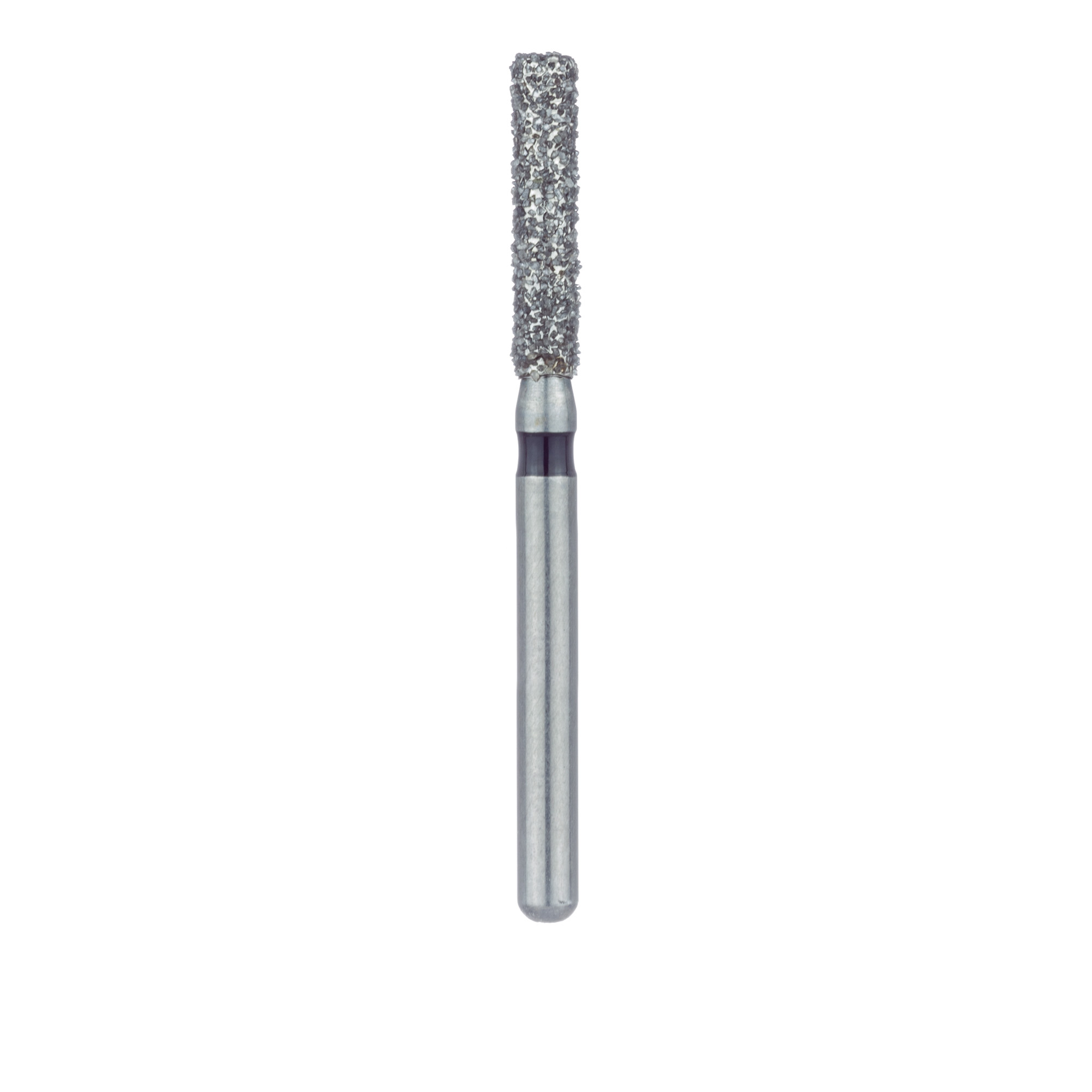 842H-018-FG Round Edge Extra Long Cylinder Diamond Bur, 1.8mm Ø, Super Coarse, FG