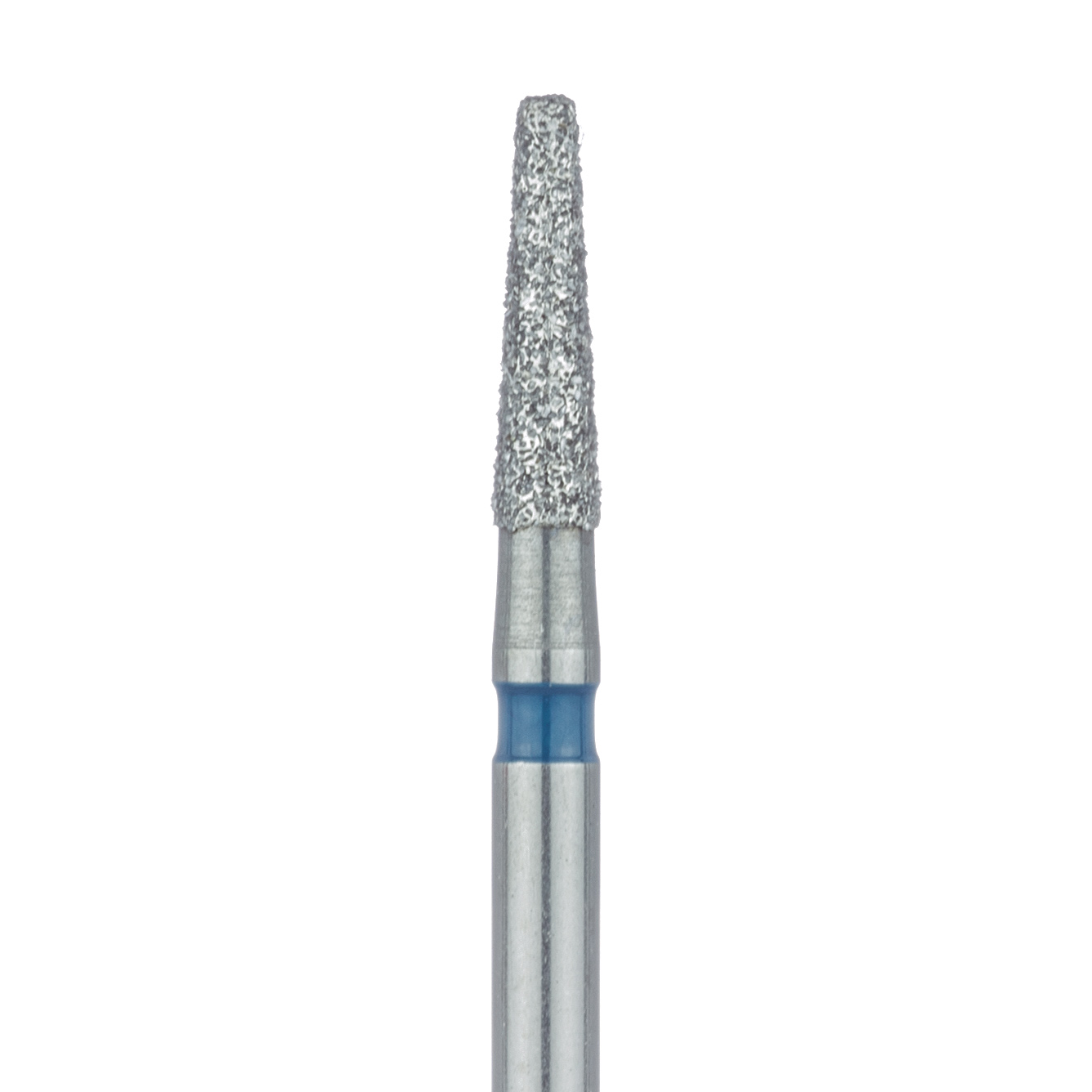 846R-016-FG Tapered Round Edge Diamond Bur, 1.6mm Ø, Medium, 0.9mm Tip Ø, FG