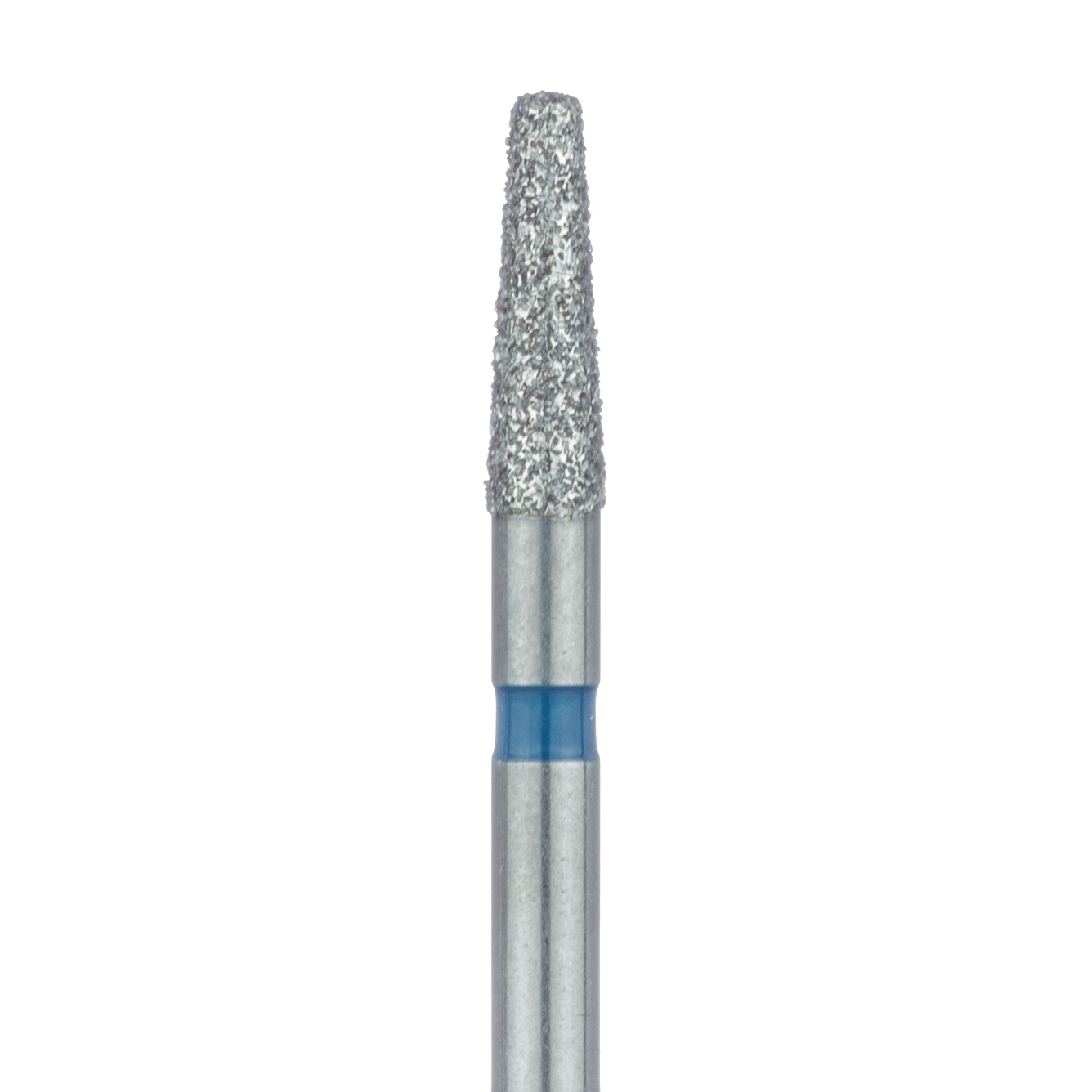 846R-018-FG Tapered Round Edge Diamond Bur, 1.8mm Ø, Medium, 1.1mm Tip Ø, FG 