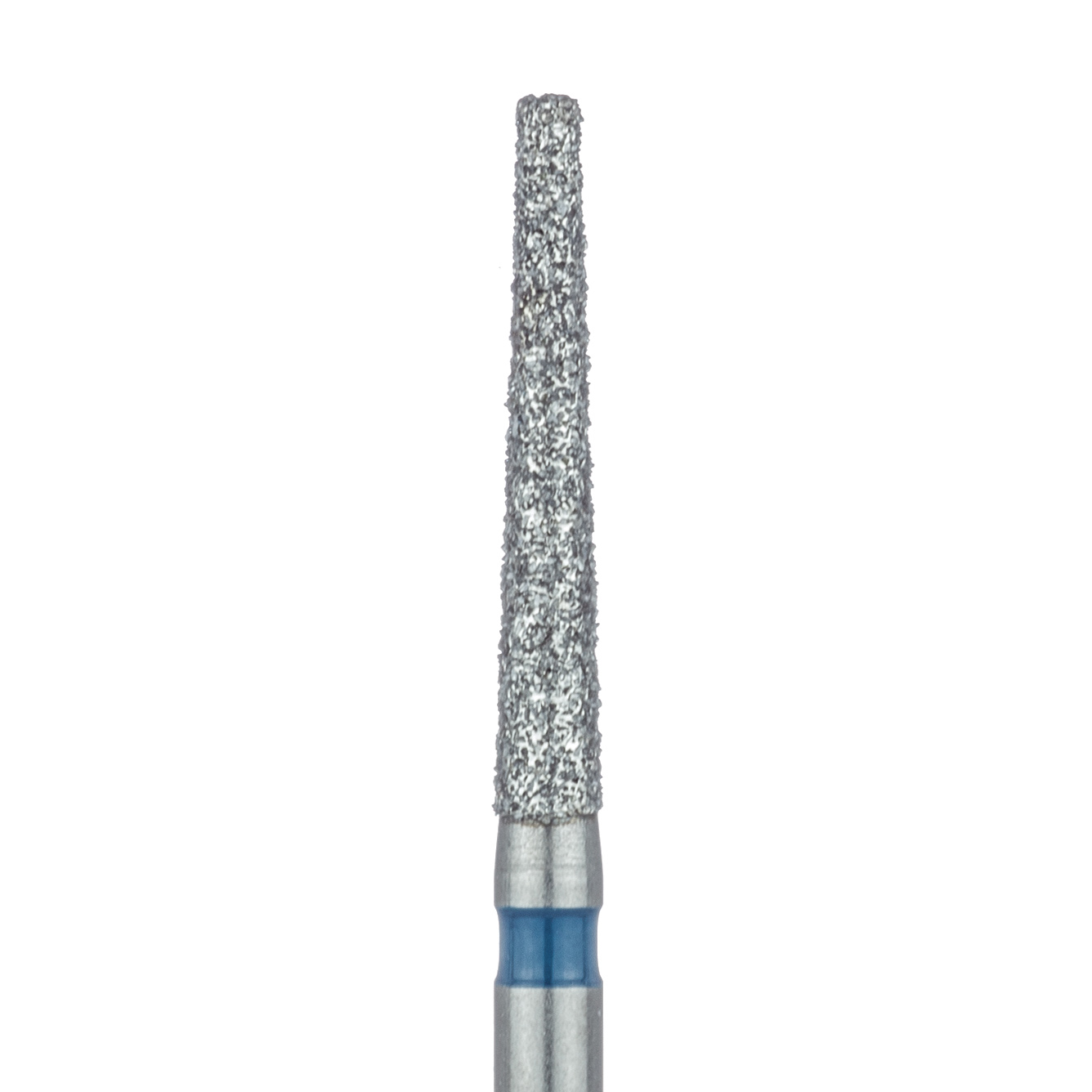 848-016-FG Extra Long Tapered Flat End Diamond Bur, 1.6mm Ø, Medium, 0.9mm Tip Ø, FG