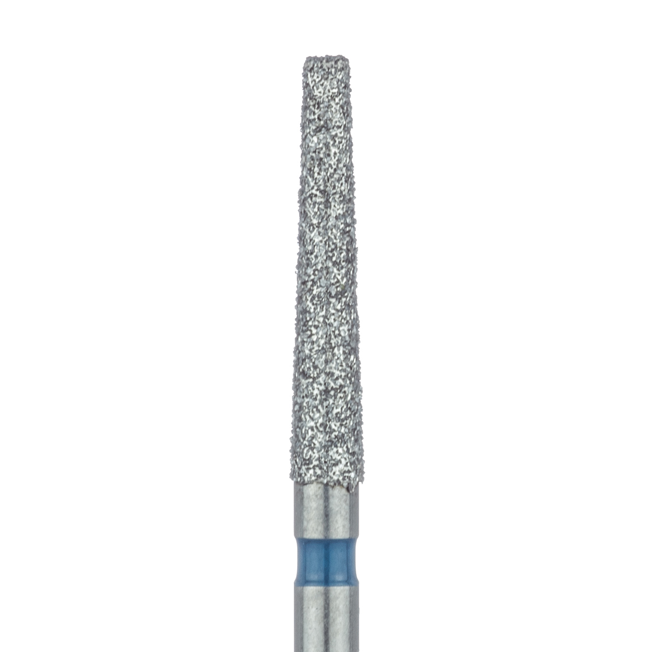 848-018-FG Extra Long Tapered Flat End Diamond Bur, 1.8mm Ø, Medium, 1.2mm Tip Ø, FG