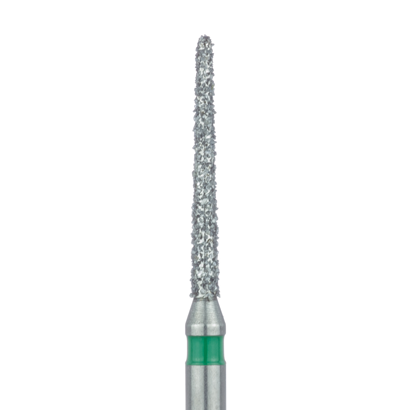 852G-012-FG Long Round End Taper Chamfer Diamond Bur, 1.2mm Ø, Coarse, FG