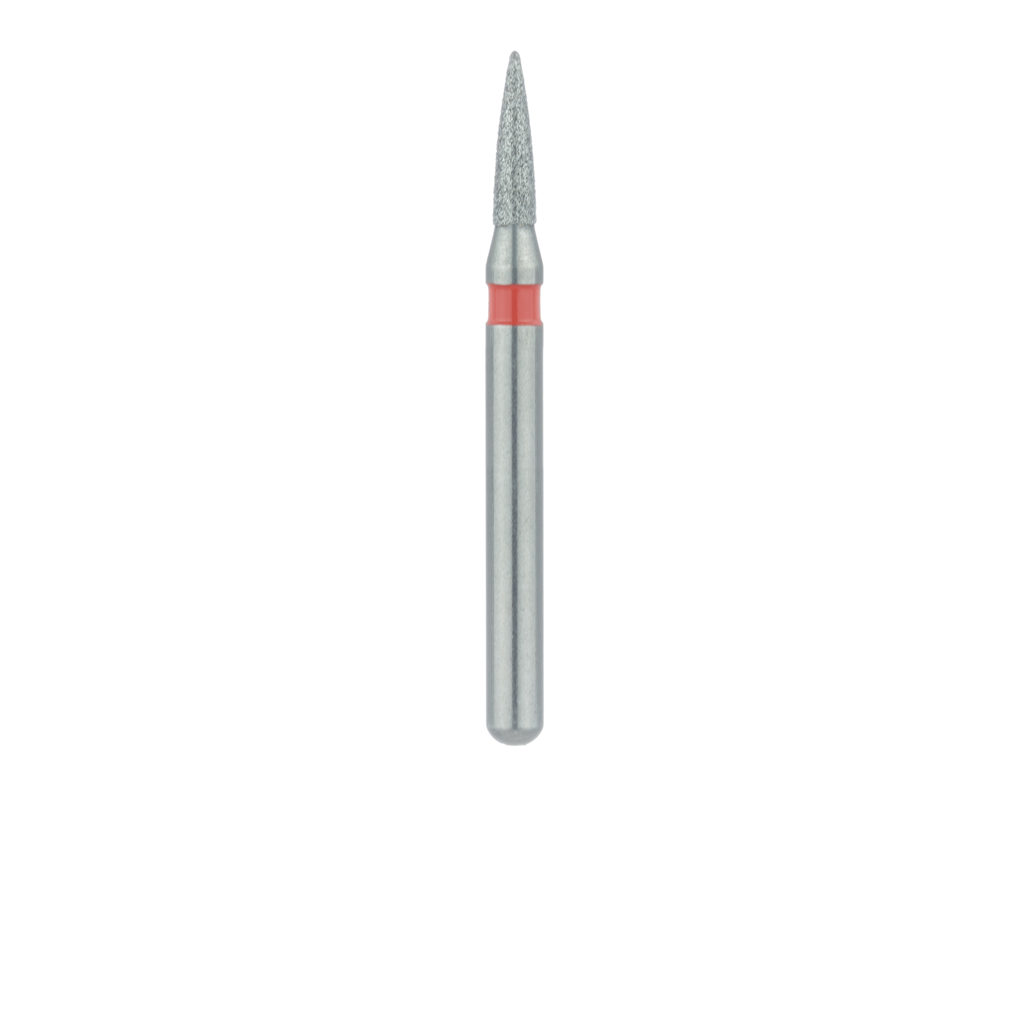 861F-012-FG Flame Diamond Bur, 1.2mm Ø, Fine, FG