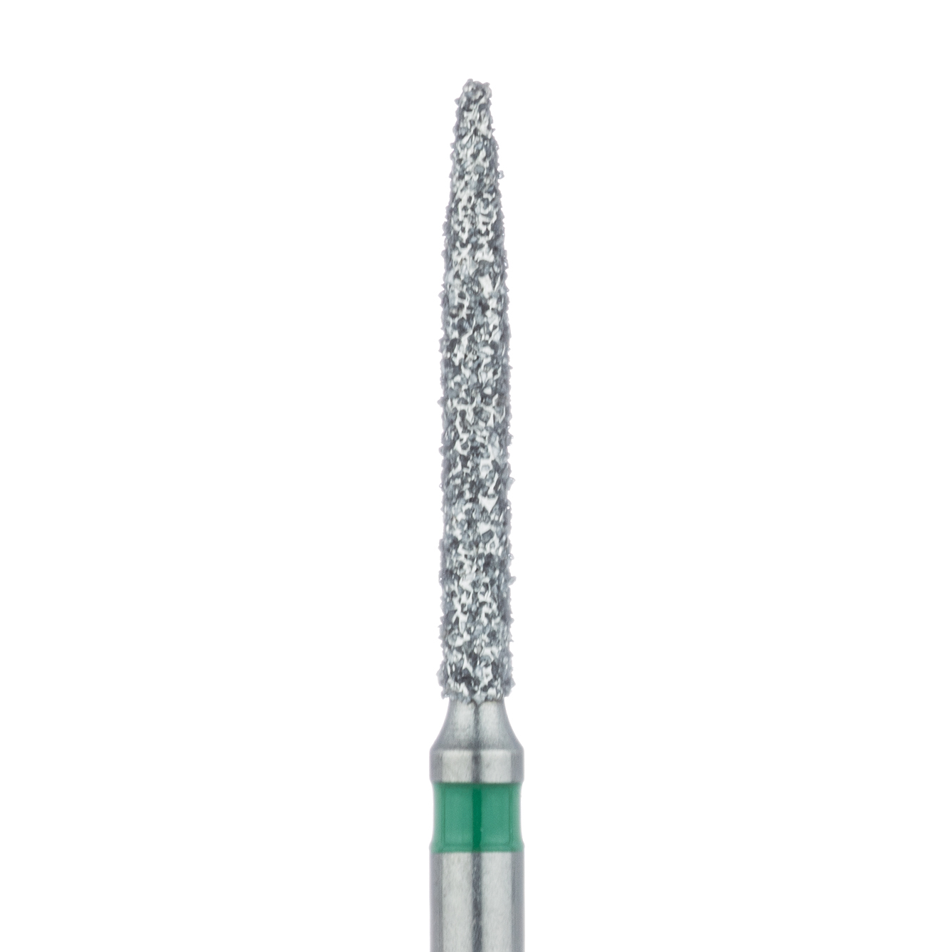 863G-012-FG Long Flame Diamond Bur, 1.2mm Ø, Coarse, FG