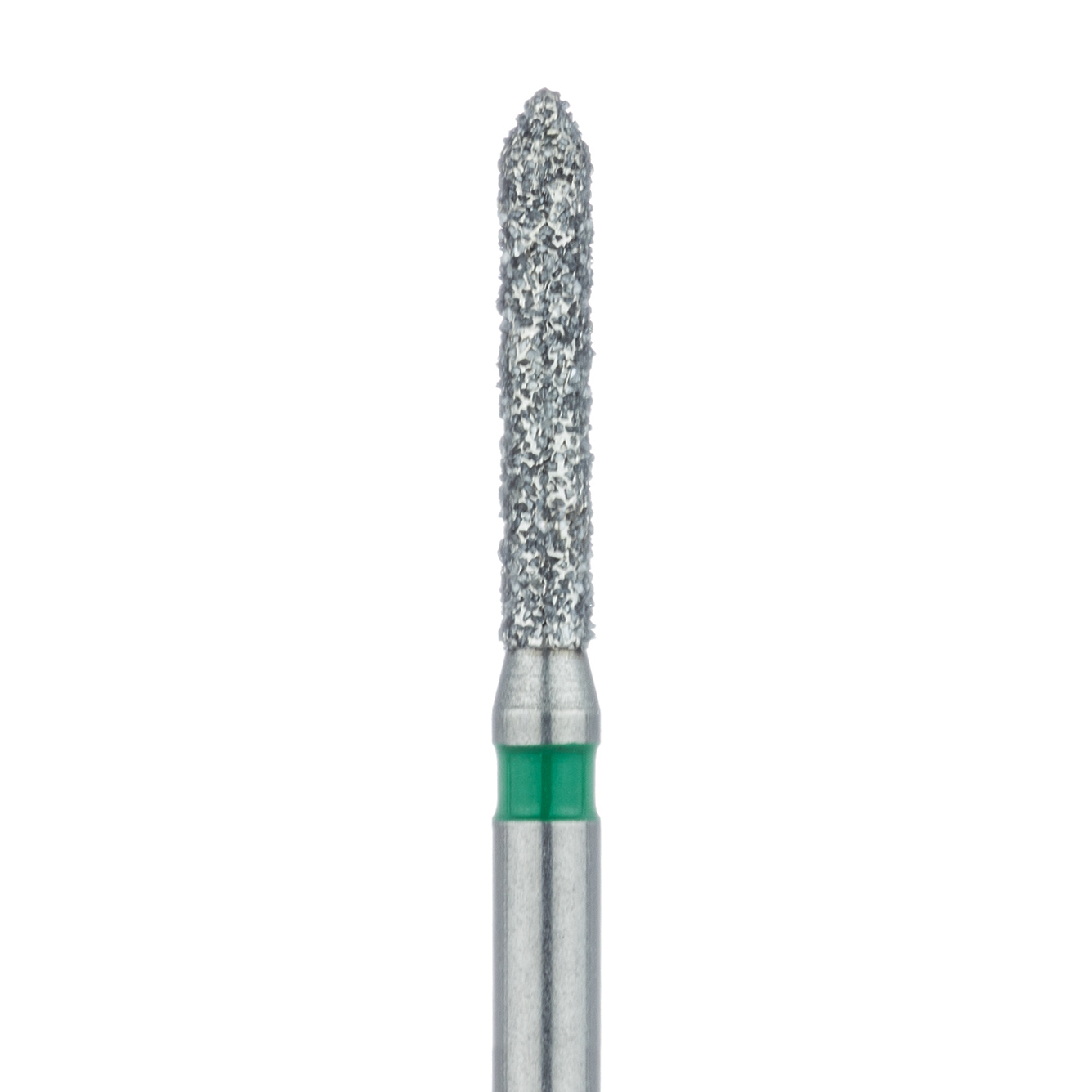 885G-014-FG Pointed Tip Cylinder Diamond Bur, 1.4mm Ø, Coarse, FG