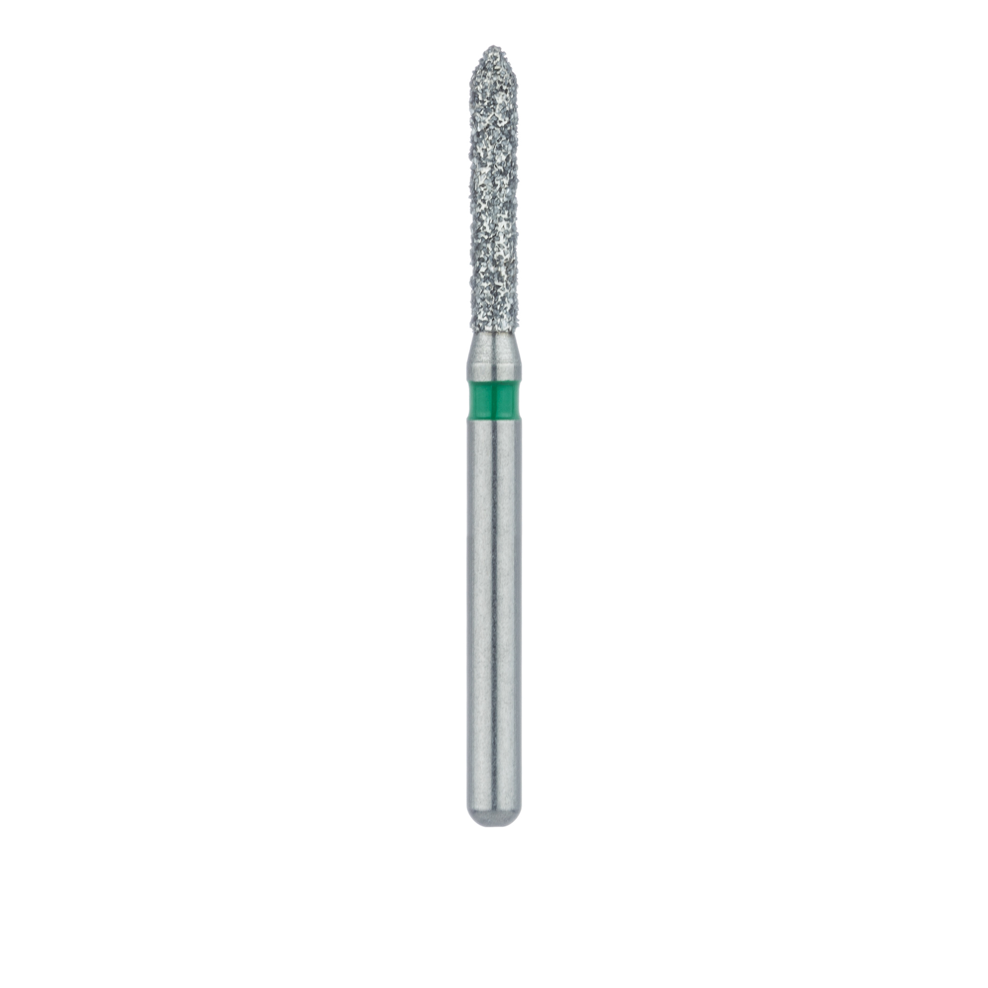 885G-014-FG Pointed Tip Cylinder Diamond Bur, 1.4mm Ø, Coarse, FG