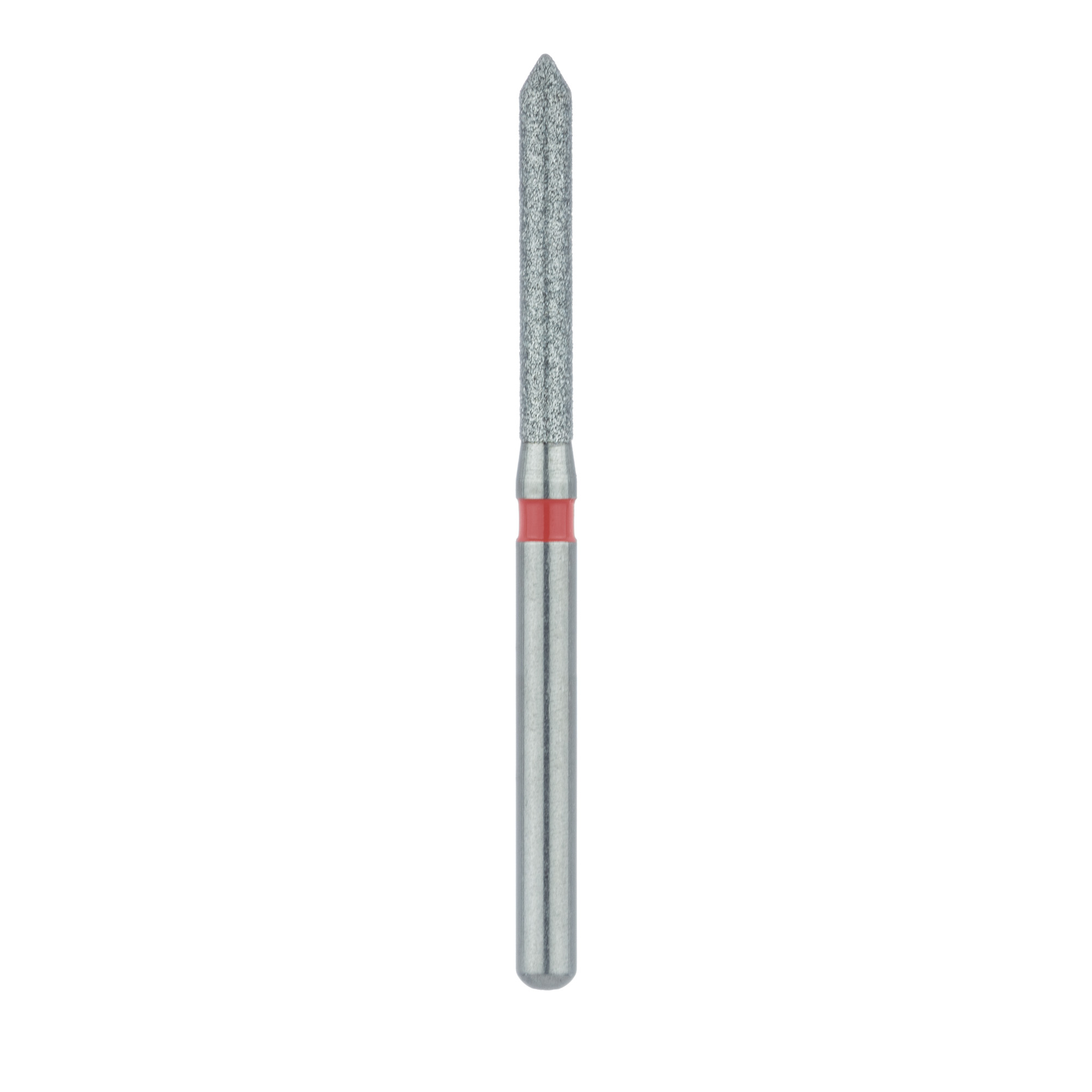 886F-014-FG Long Pointed Tip Cylinder Diamond Bur, 1.4mm Ø, Fine, FG