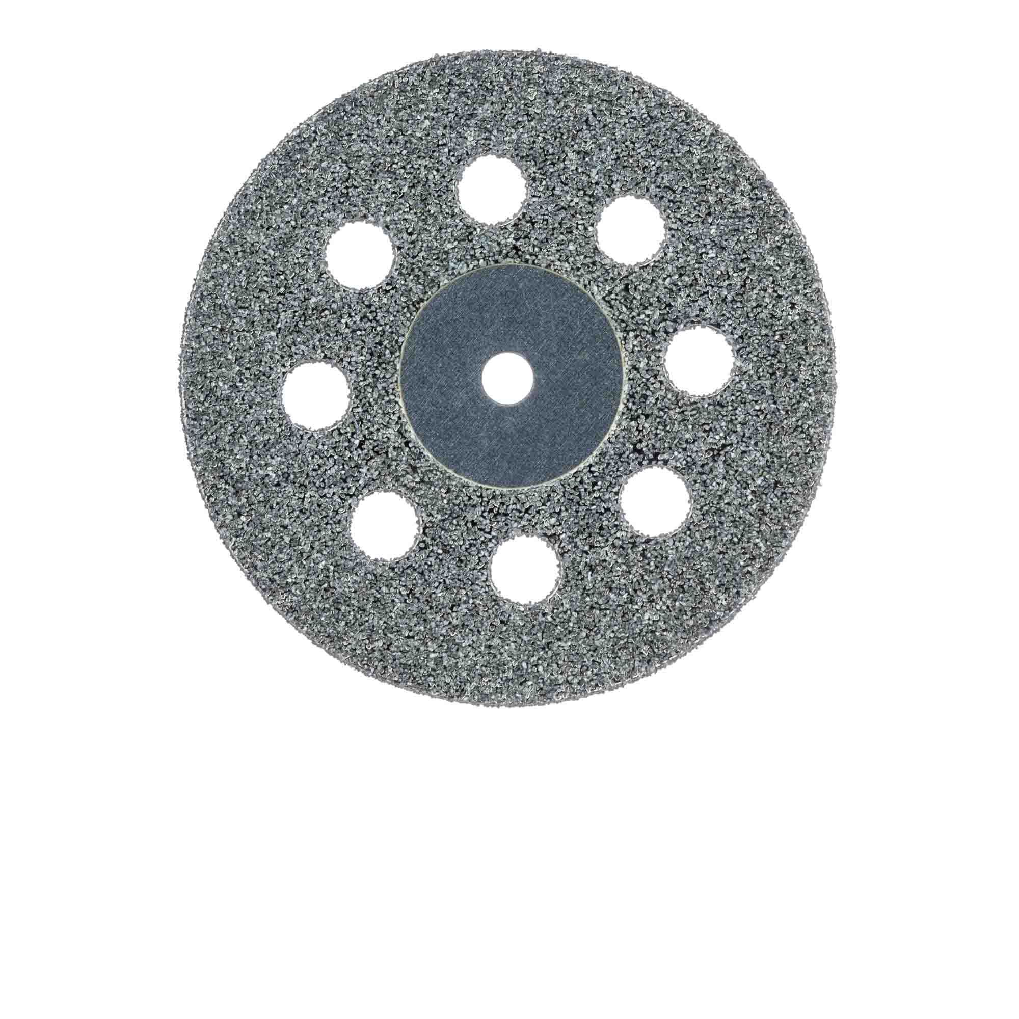 918D-220-HP Diamond Bur, Perforated Disc, Double Sided, 0.5mm Thick, 22mm Ø, HP