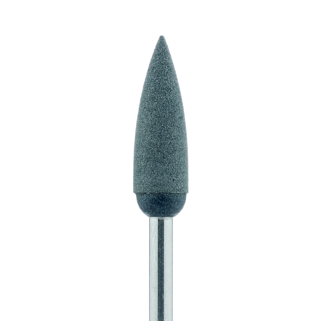 9501V-055-HP-BLK Polisher, Black, Flame, 5.5mm Ø, Pre-Polishing (Coarse), HP