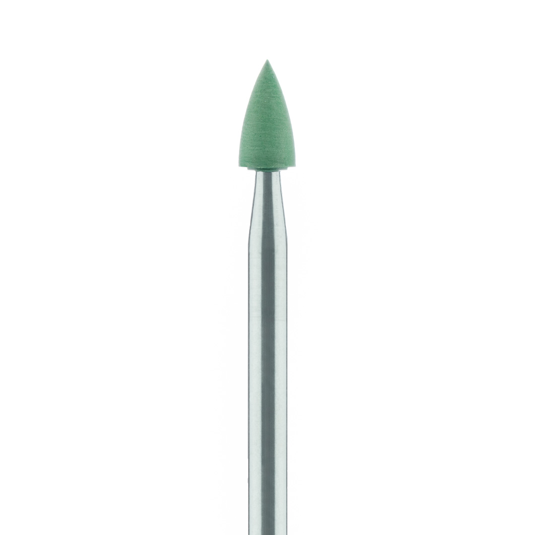 9503H-033-HP-GRN Polisher, Green High Shine, Point, Fine, 3.3mm, HP