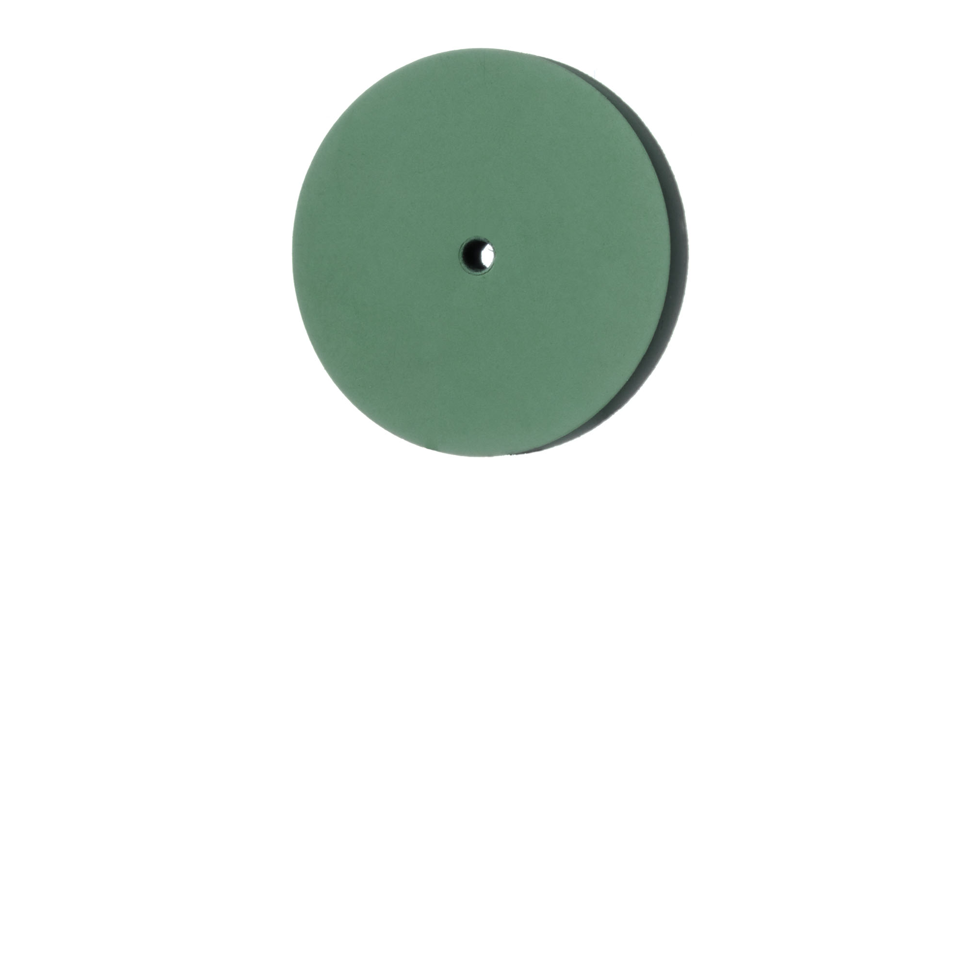 9511H-220-UNM-GRN Polisher, Green, Wheel, 22mm Ø, High Shine (Fine), UNM