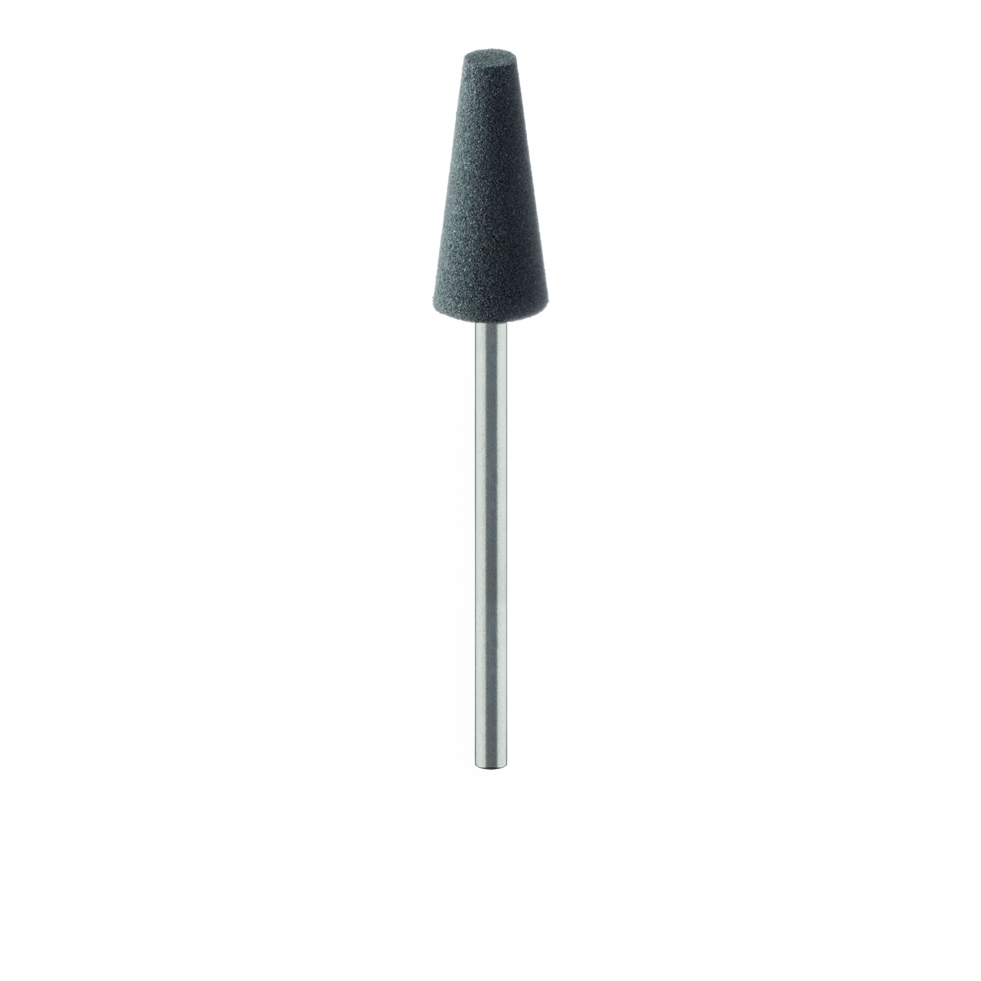 9577P-080-HP-GREY Polisher, For Acrylics, Grey, Flat End Cone, 8mm Ø, Polishing, HP