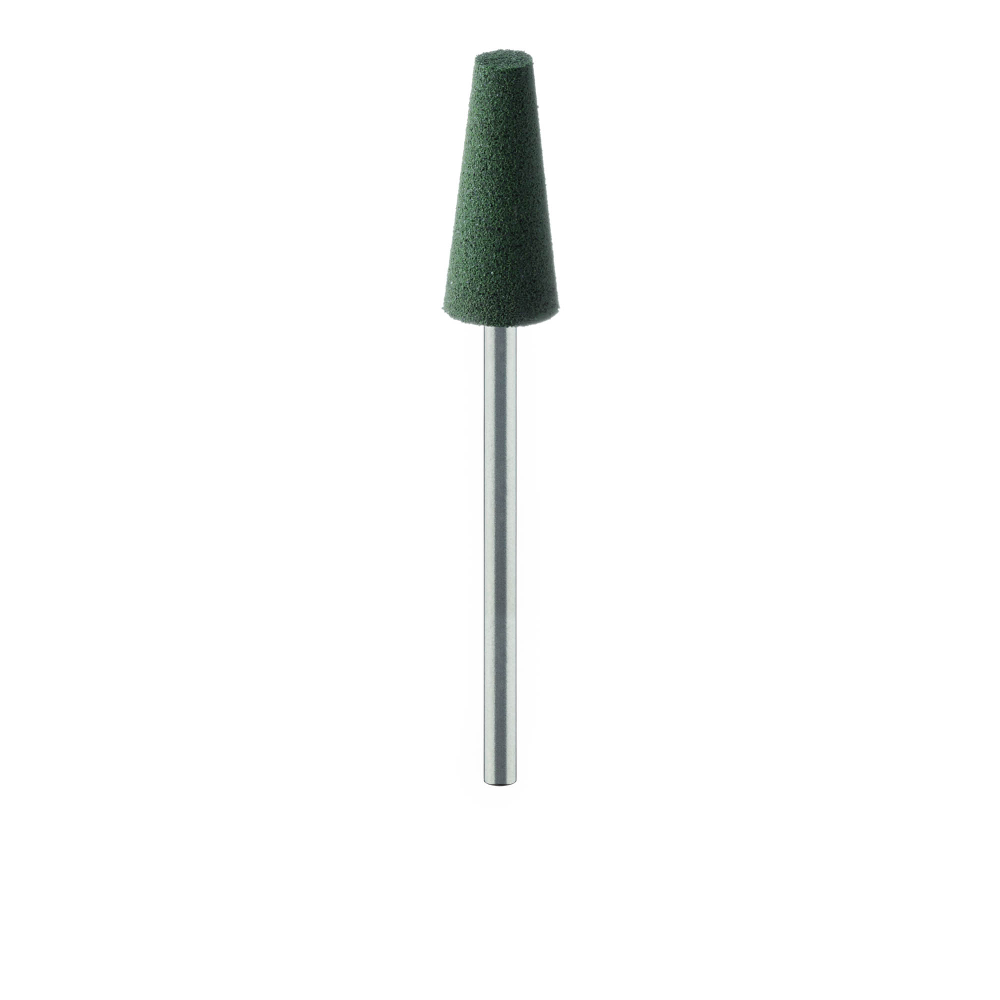 9577V-080-HP-GRN Polisher, For Acrylics, Green, Flat End Cone, 8mm Ø, Pre-Polishing, HP