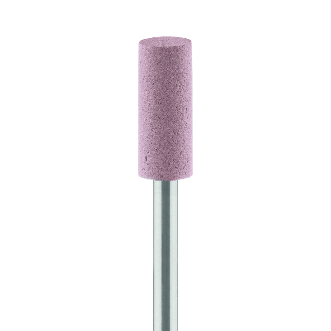 9735G-050-HP-P Abrasive, Pink, Cylinder, Diamond Porcelain for Ceramics, Zirconia Sprue Removal, 5mm Ø, Medium, HP