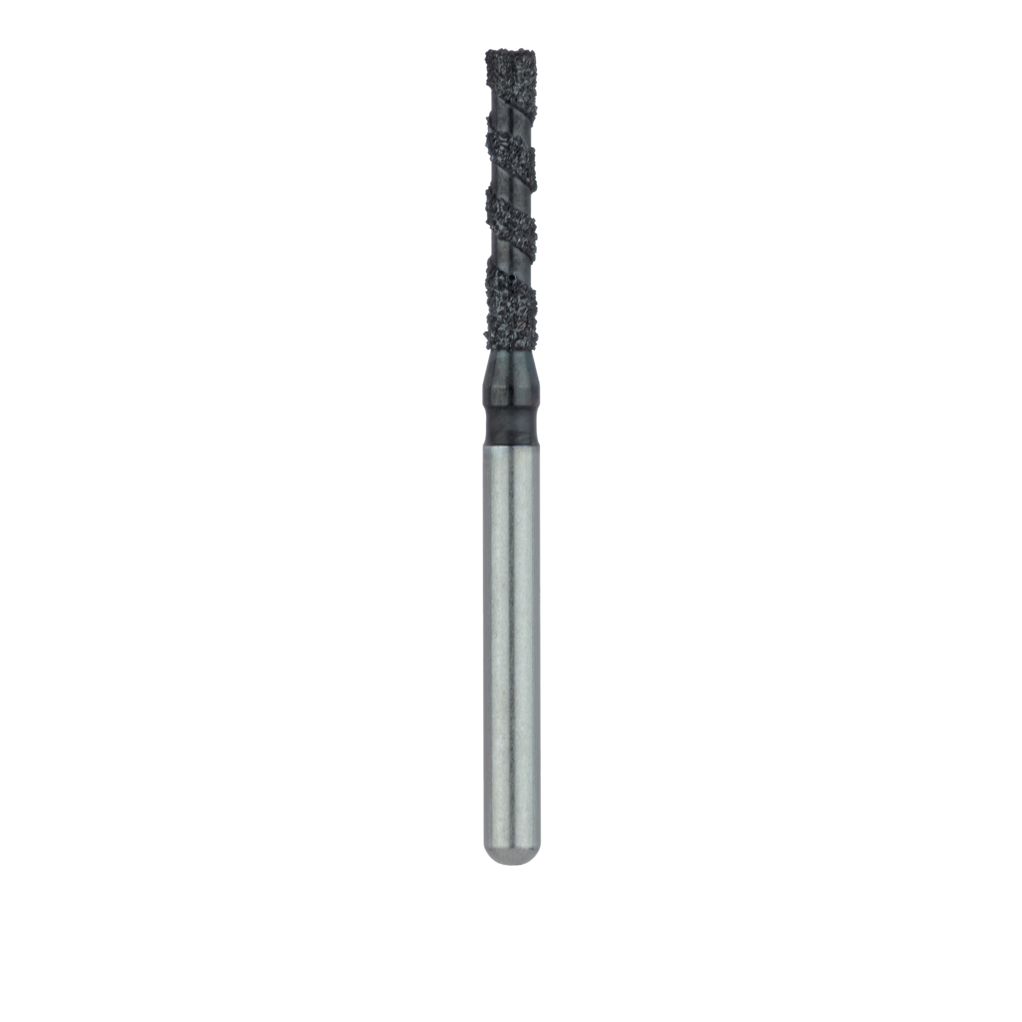B837-014-FG Black Cobra Diamond Bur, Super Coarse Grit, Flat End Cylinder, 1.4mm, FG