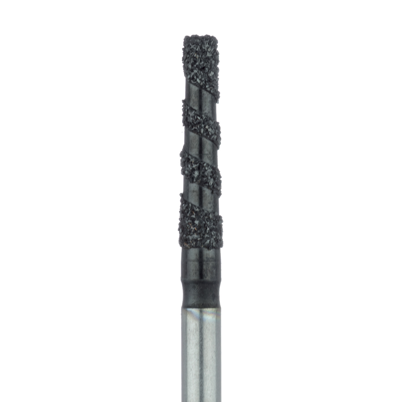B847-018-FG Black Cobra Diamond Bur, Flat End Taper, 1.8mm Ø, Super Coarse, FG