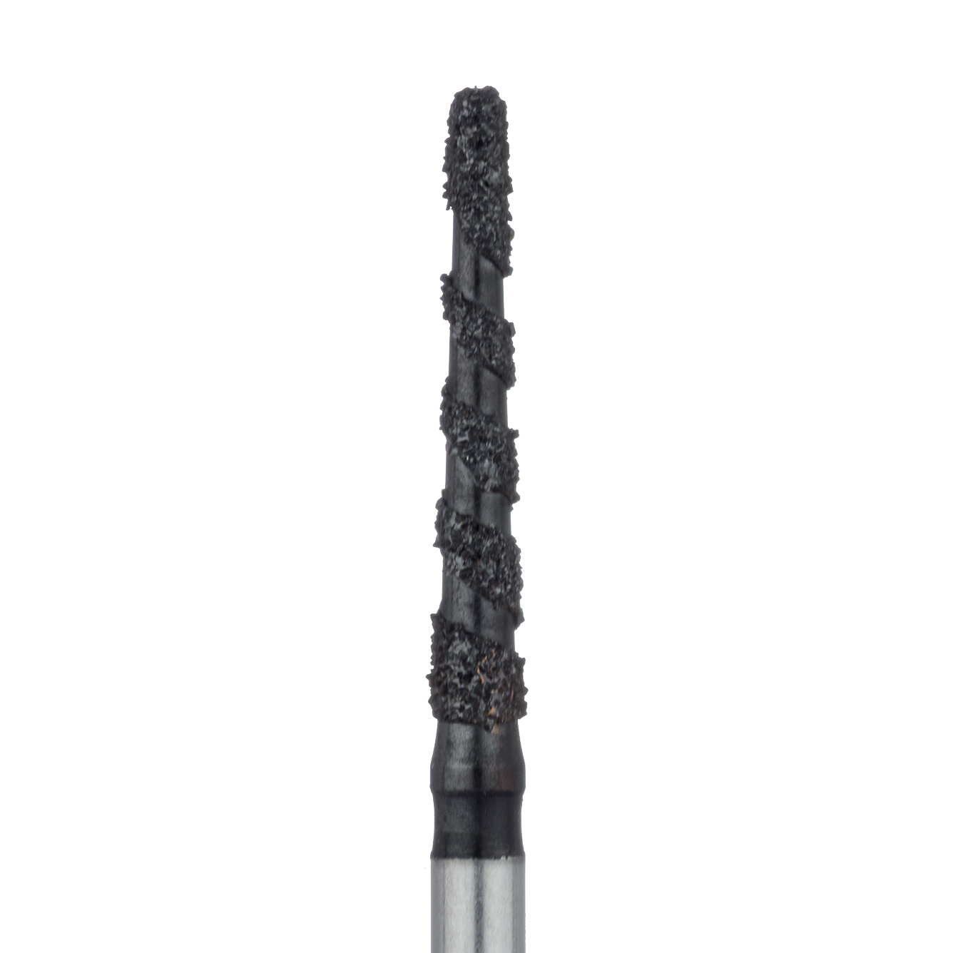 B852-016-FG Black Cobra Diamond Bur, Round End Taper, 1.6mm Ø, Super Coarse, FG