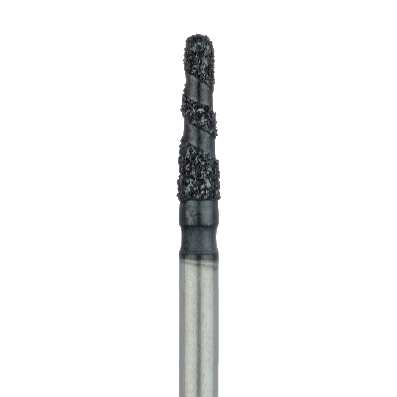 B855-016-FG Black Cobra Diamond Bur, Super Coarse Grit, Round end taper, 1.6mm, FG