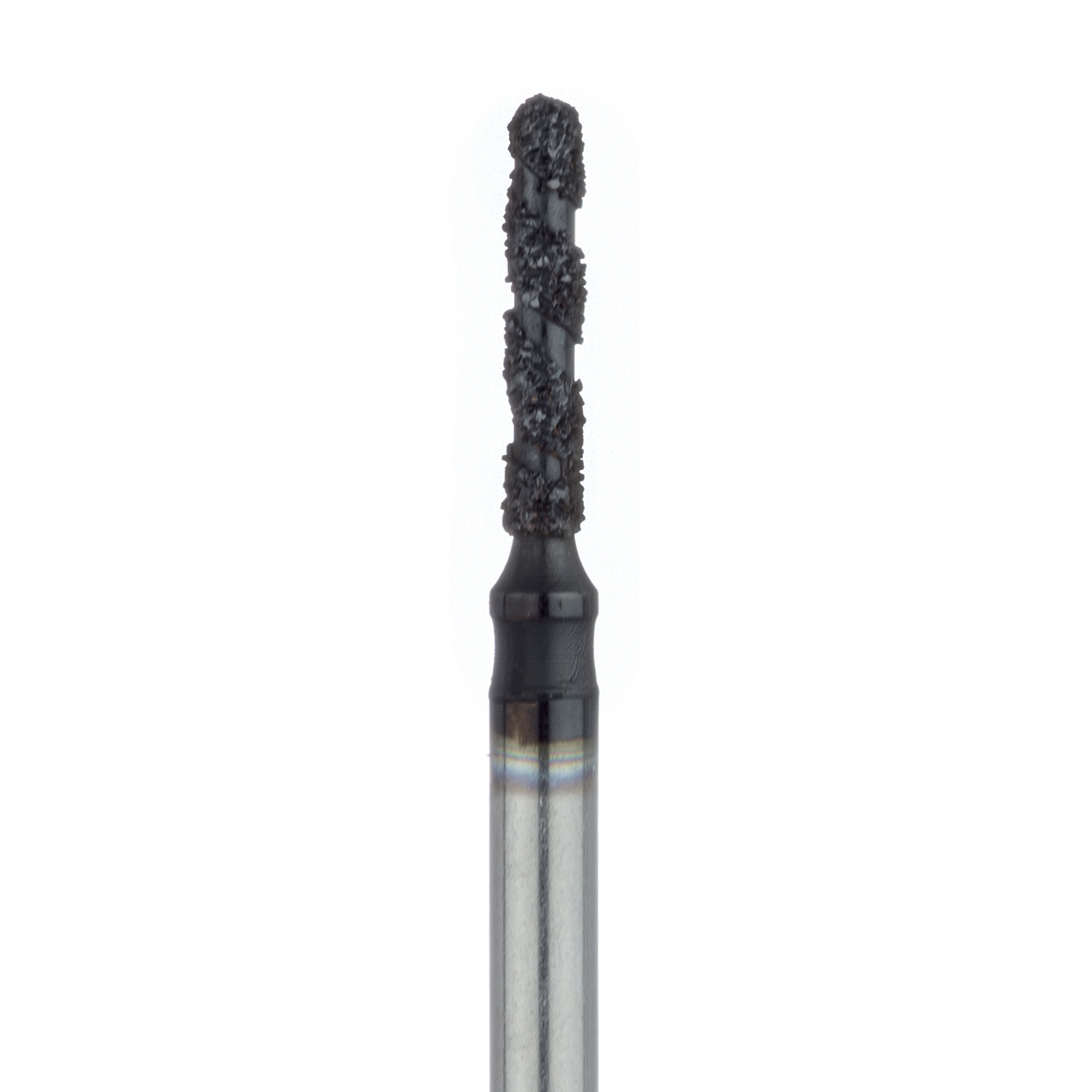 B880-012-FG Black Cobra Diamond Bur, Round End Cylinder, 1.2mm Ø, Super Coarse, FG