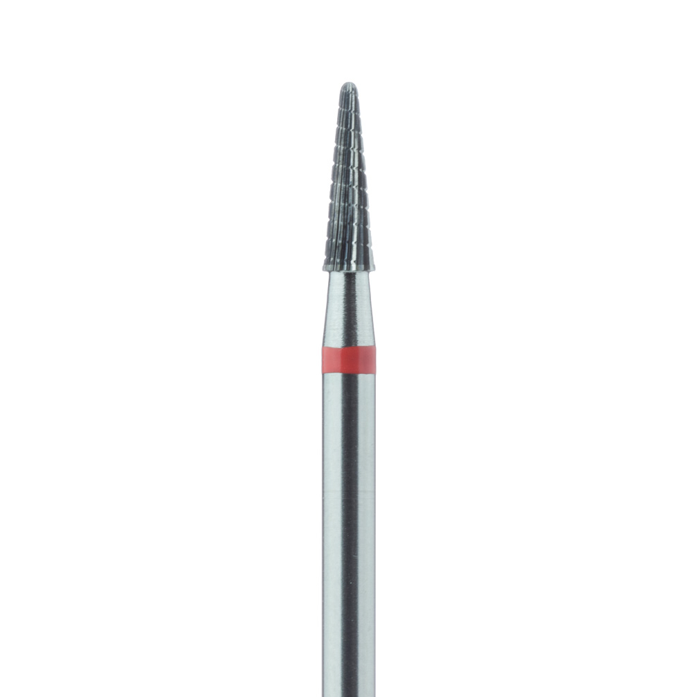 HM138FQ-023-HP Laboratory Carbide Bur, Cross Cut, Round End Taper, 2.3mm Ø, Fine, HP