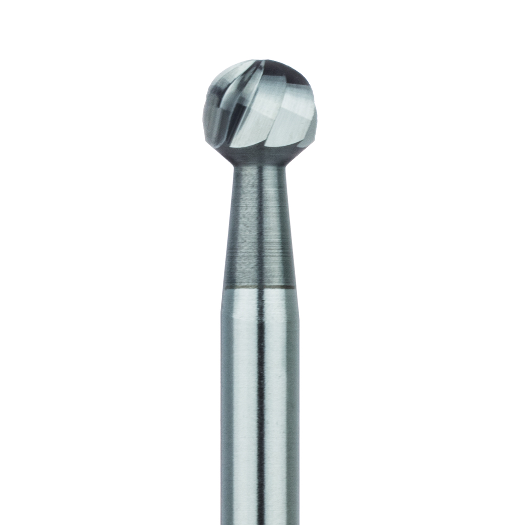 HM141F-035-RAX Surgical Round Carbide Bur, 3.5 mm Ø, Fine, RAXL