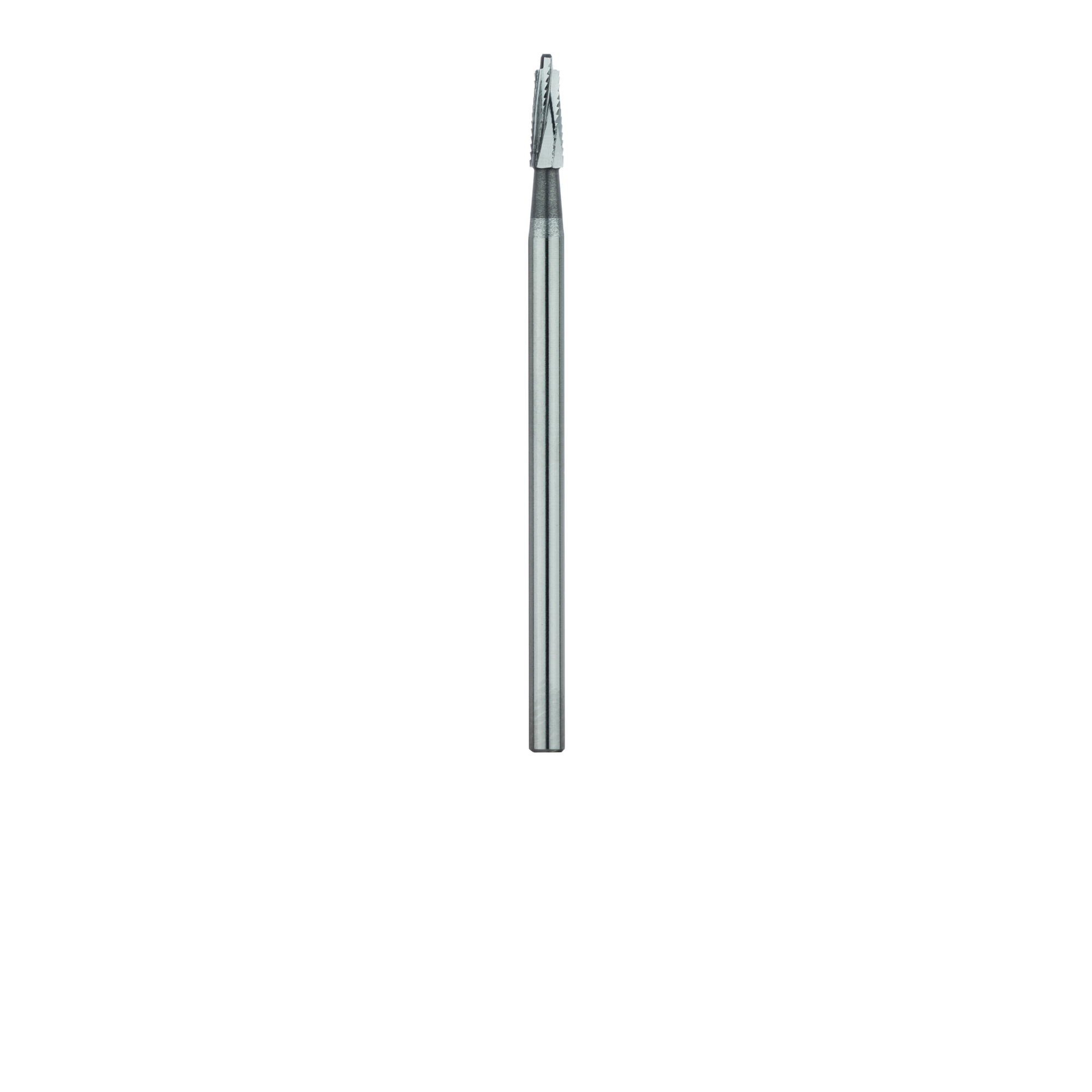 HM165-023-HP Surgical Lindemann Carbide Bur, Cross Cut, Spade Tip, 2.3mm Ø, Length 7mm, HP