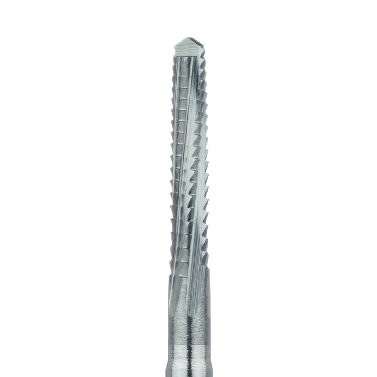 HM166-021-RAL Surgical Lindemann Carbide Bur, Cross Cut, Spade Tip, 2.1mm Ø, Length 11mm, RAL