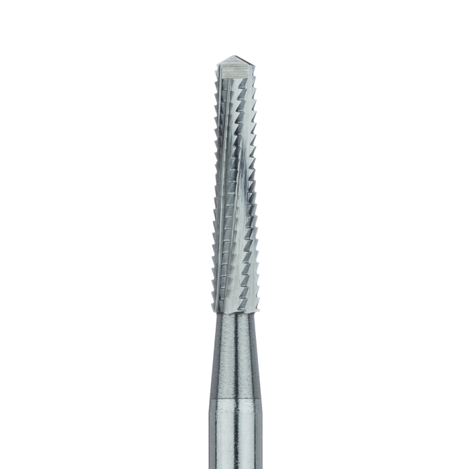 HM167-023-HP Surgical Lindemann Carbide Bur, Cross Cut, Spade Tip, 2.3mm Ø, Length 11mm, HP