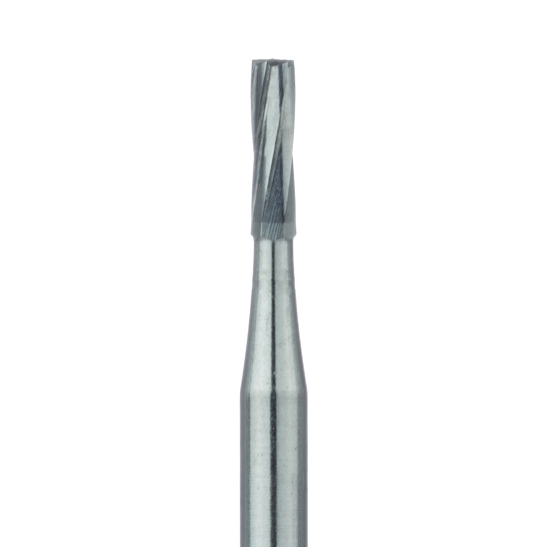 HM21-010-FG Operative Carbide Bur, Straight Fissure, US#57, 1mm Ø, FG