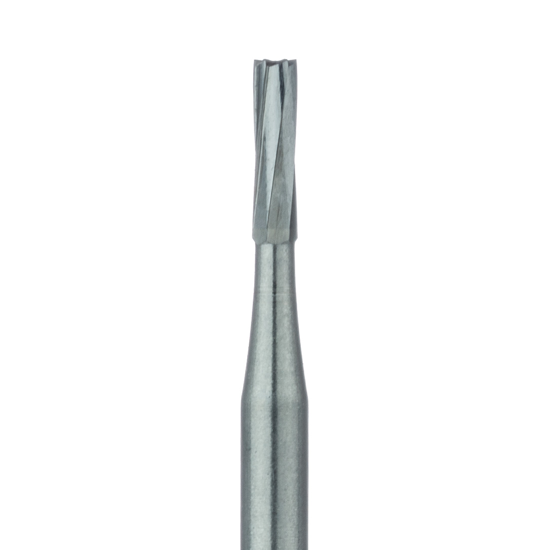 HM21-010-SU Operative Carbide Bur, Straight Fissure, US#57, 1mm Ø, SU