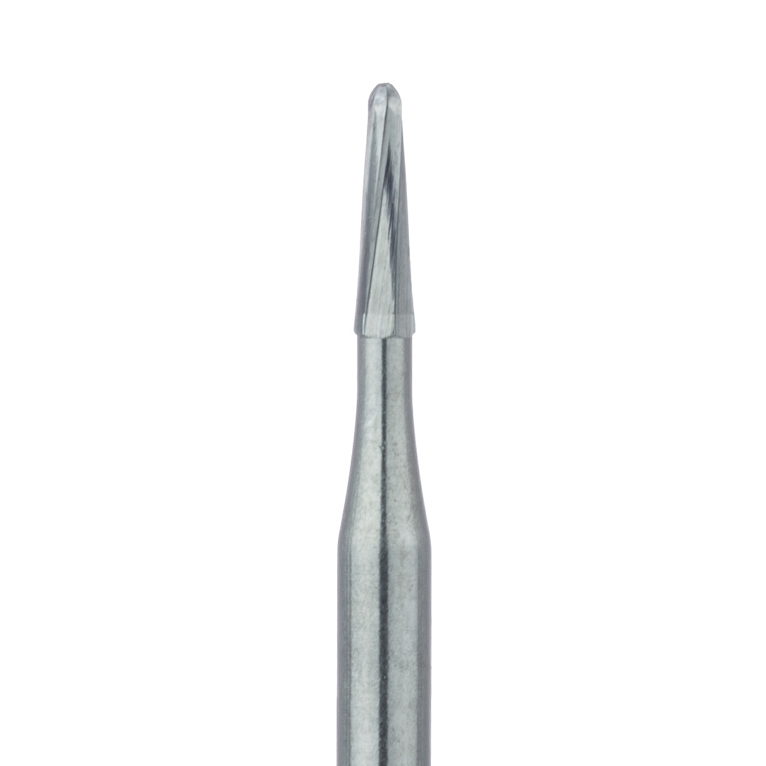 HM23R-010-FG Operative Carbide Bur, Round End Taper, US#1170, 1mm Ø, FG