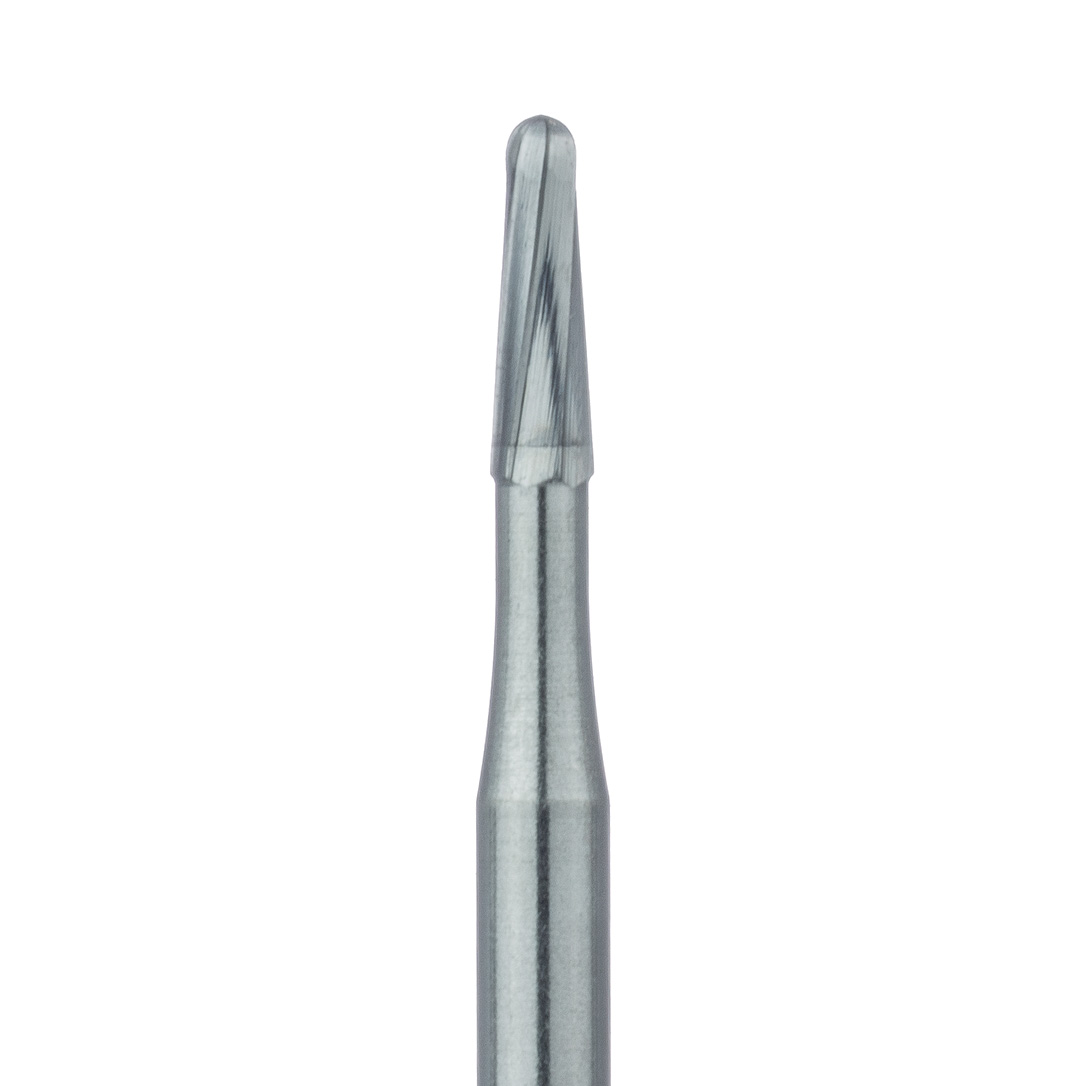 HM23R-012-FG Operative Carbide Bur, Round End Taper, US#1171, 1.2mm Ø, FG