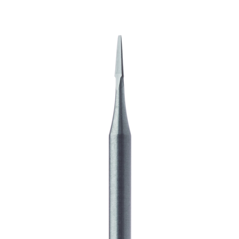 HM280-012-HP Laboratory Carbide Bur, 3 sided point, Lab Carbide Cutter 1.2mm, HP