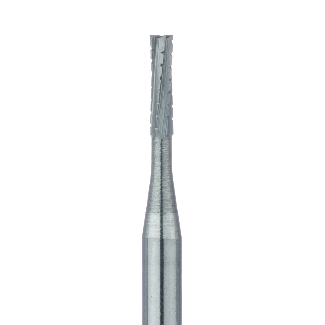 HM31-009-FG Operative Carbide Bur, Straight Cross Cut Fissure 0.9mm US #556 FG