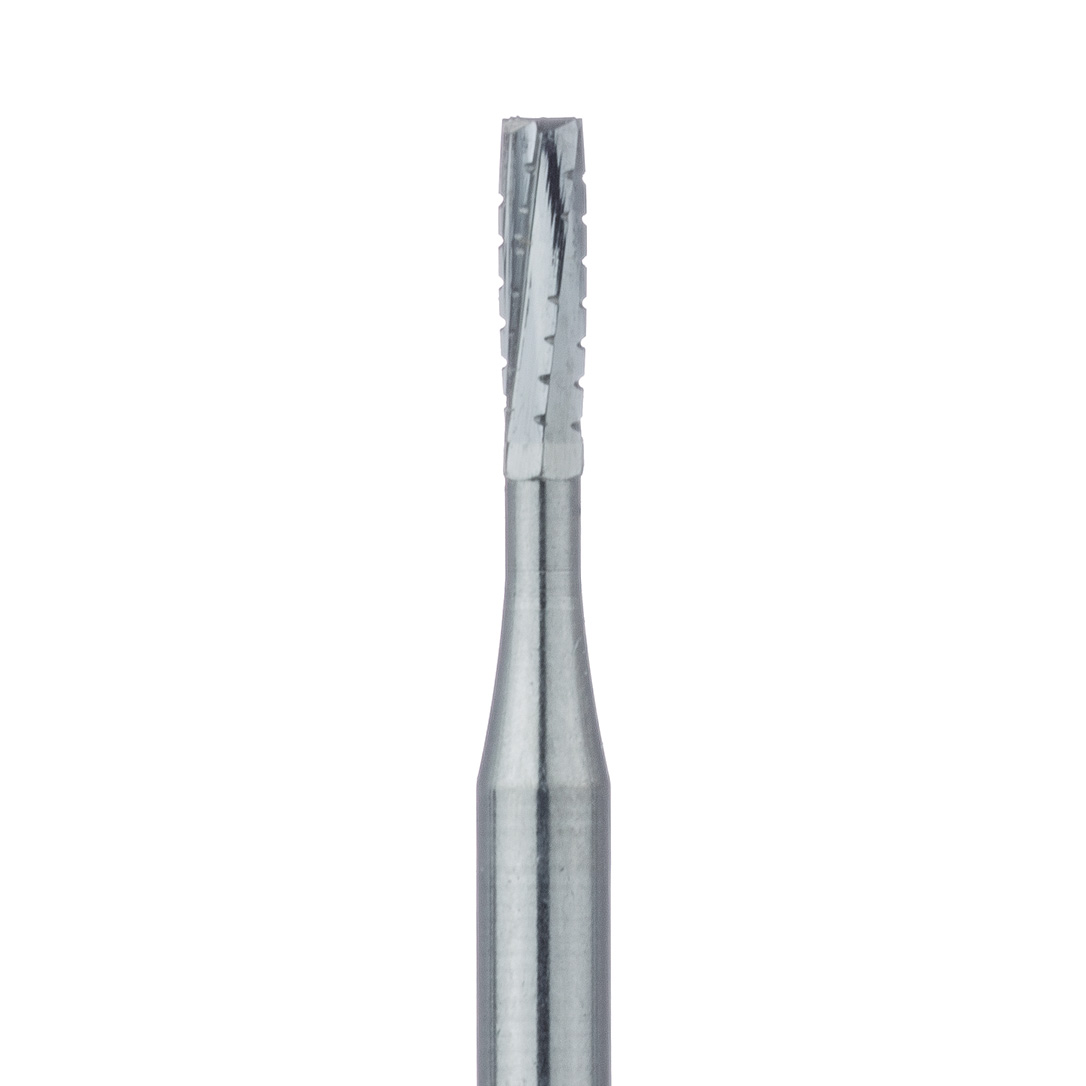 HM31S-010-FG Operative Carbide Bur, Straight Cross Cut Fissure, Super Sharp, US#S557, 1mm Ø, FG