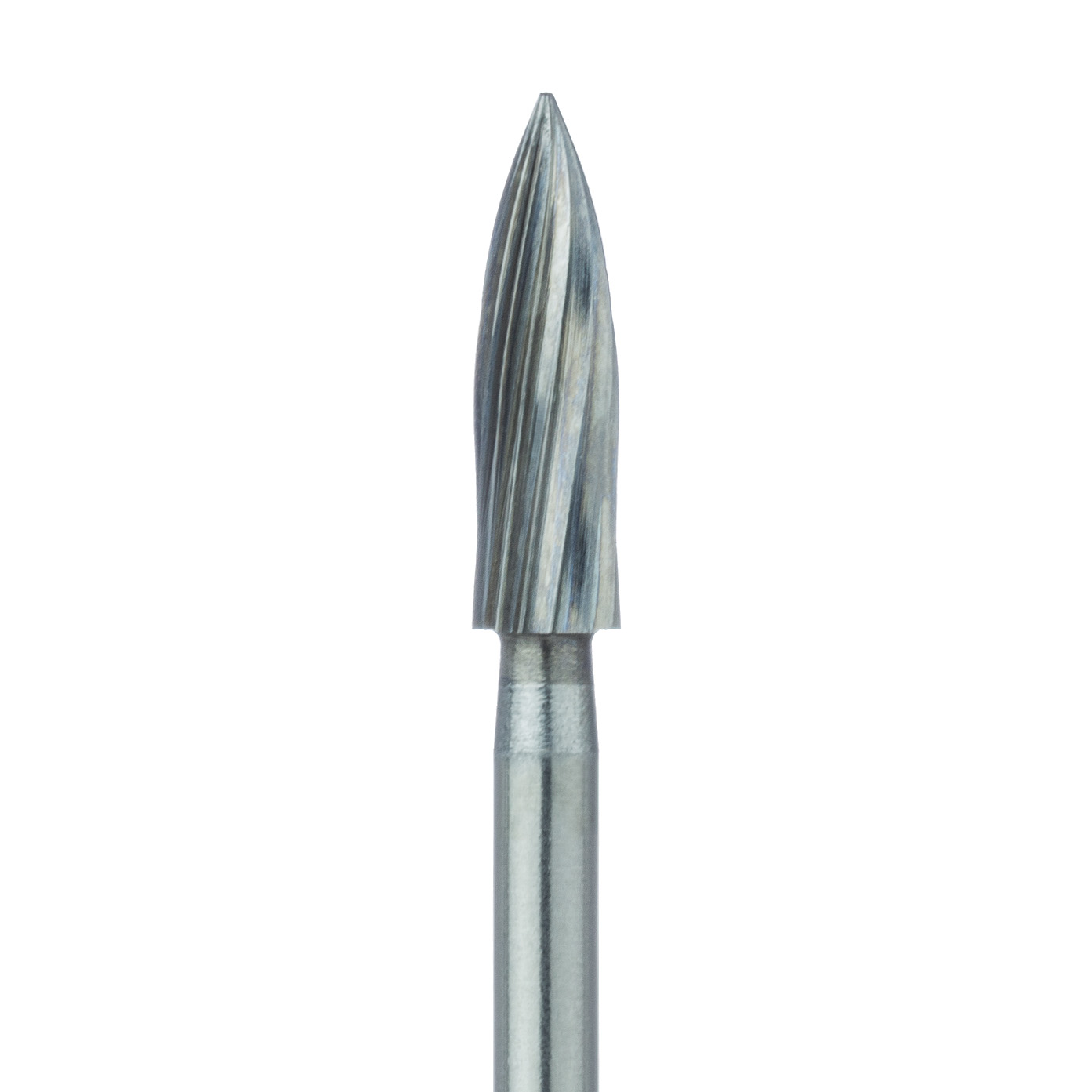 HM48L-023-SU Trimming & Finishing Carbide Bur, Fine, Flame, 2.3mm Ø, SU (FGXXL)