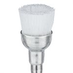116-060-RA Polisher, White, Prophylaxis Brush, With Hard Nylon Bristles, 6mm Ø, RA